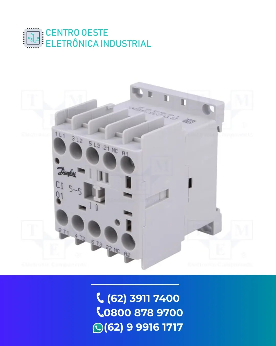REPARO CONTATOR DANFOSS CI5 BRASIL