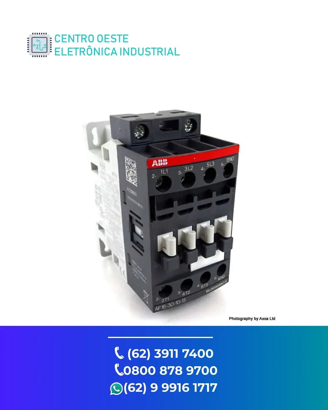 REPARO DE CONTATOR ABB AF16 BRASIL