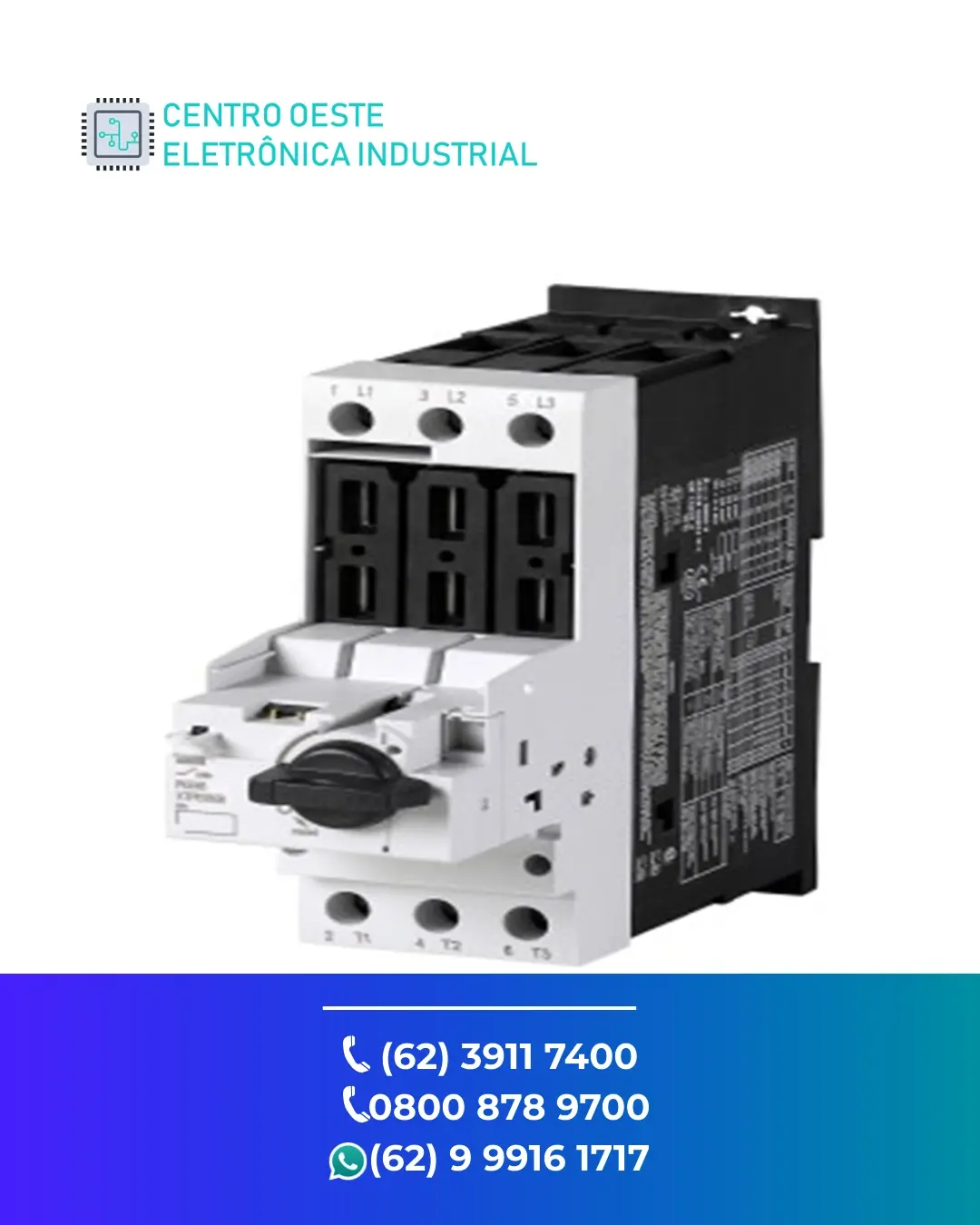 REPARO DE DISJUNTOR MOTOR EATON PKE65 GOIANIA