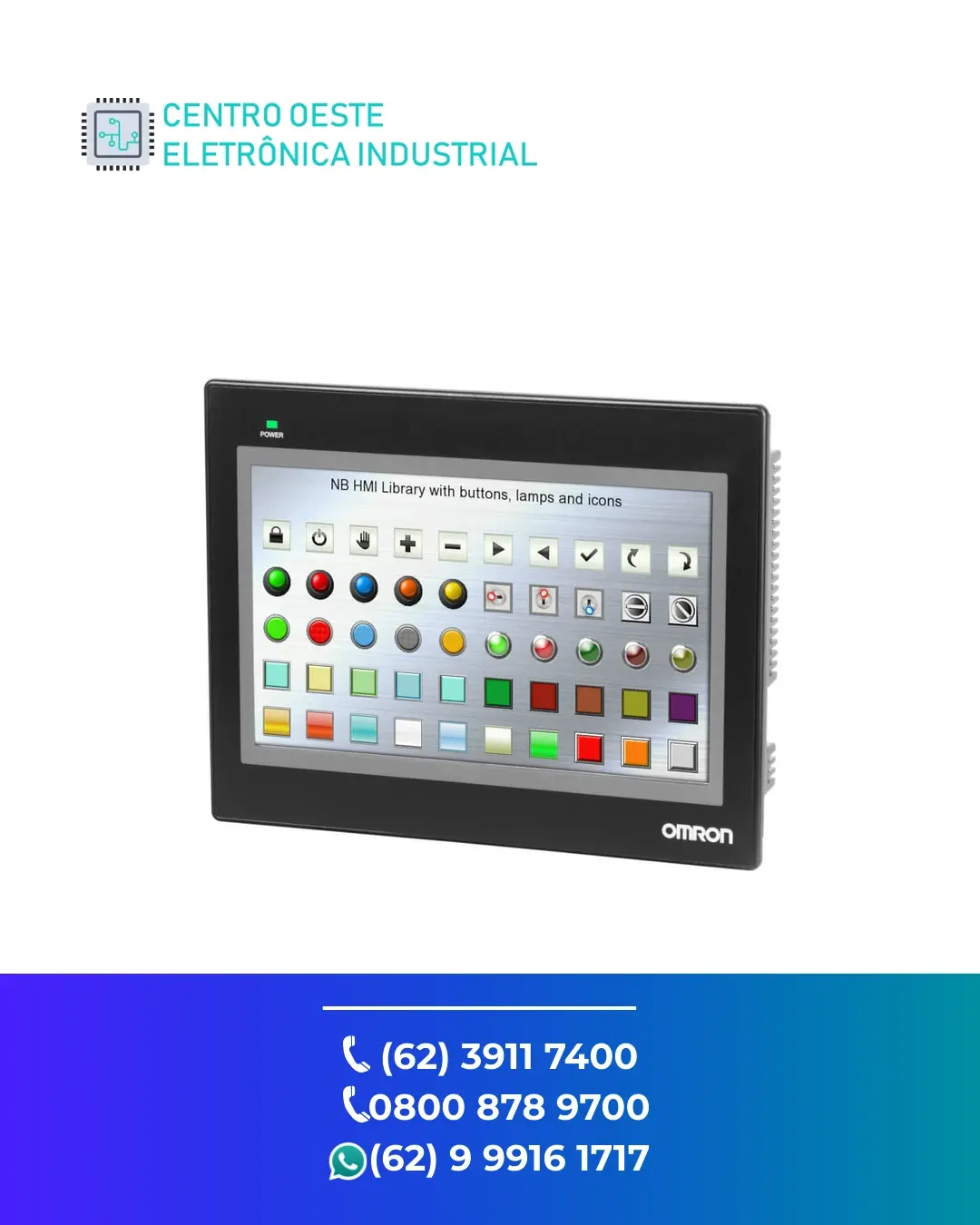 REPARO DE IHM OMRON NS12 GOIANIA