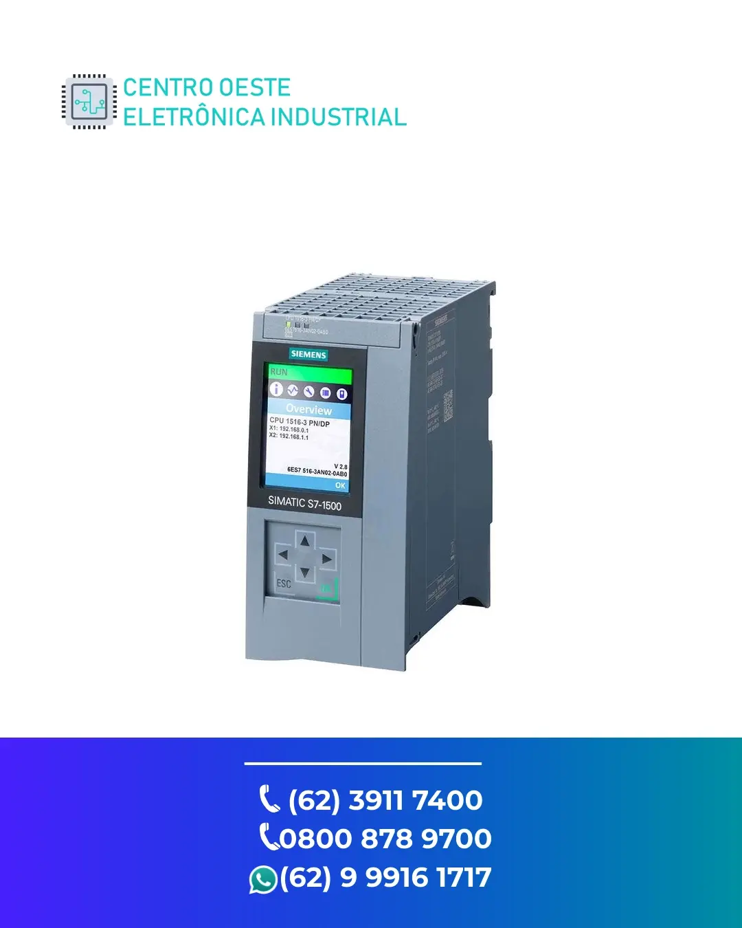 REPARO DE IHM SIEMENS KTP700 BRASIL