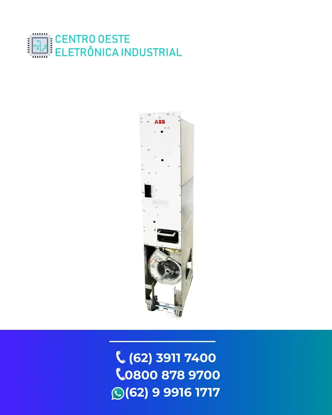 REPARO DE INVERSOR ABB INDUSTRIAL DRIVE GOIANIA