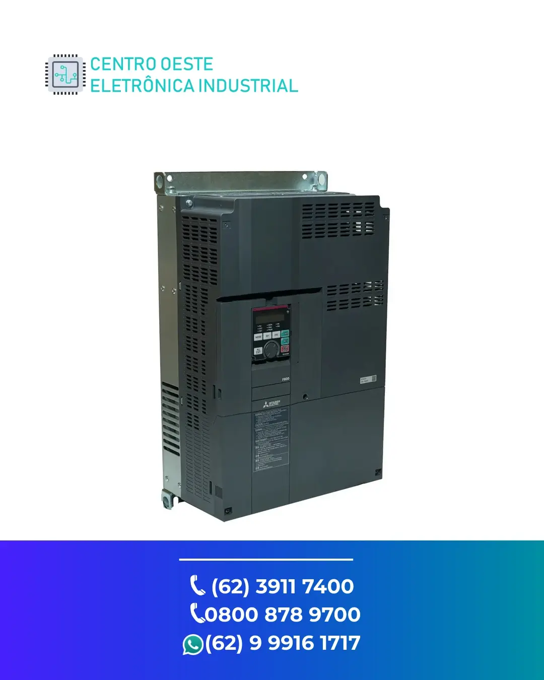REPARO DE INVERSOR MITSUBISHI FR F840 GOIANIA