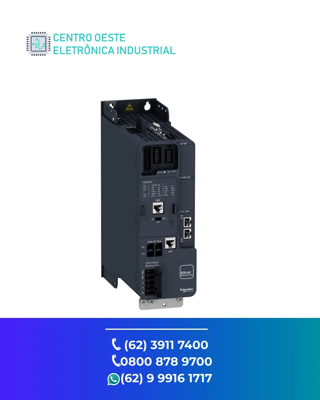 REPARO DE INVERSOR SCHNEIDER ATV32 GOIANIA