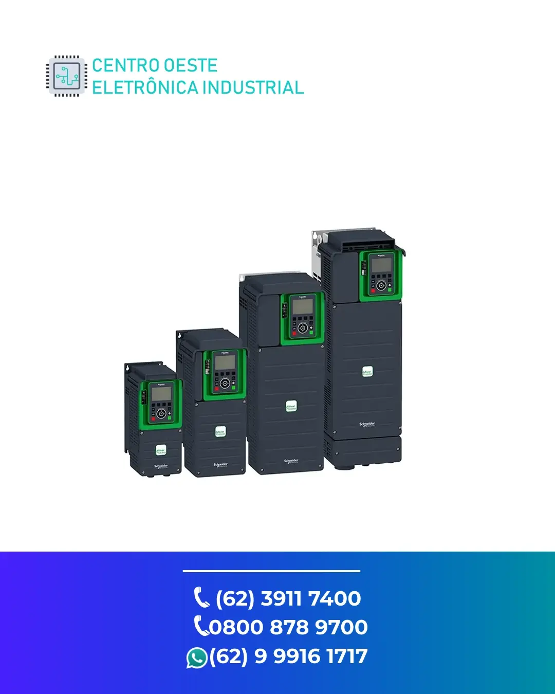 REPARO DE INVERSOR SCHNEIDER ATV930 GOIÁS
