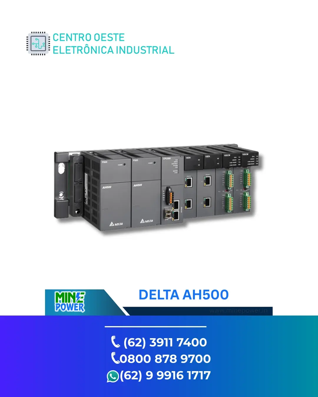 REPARO DE PLC DELTA AH500 PMC GOIANIA