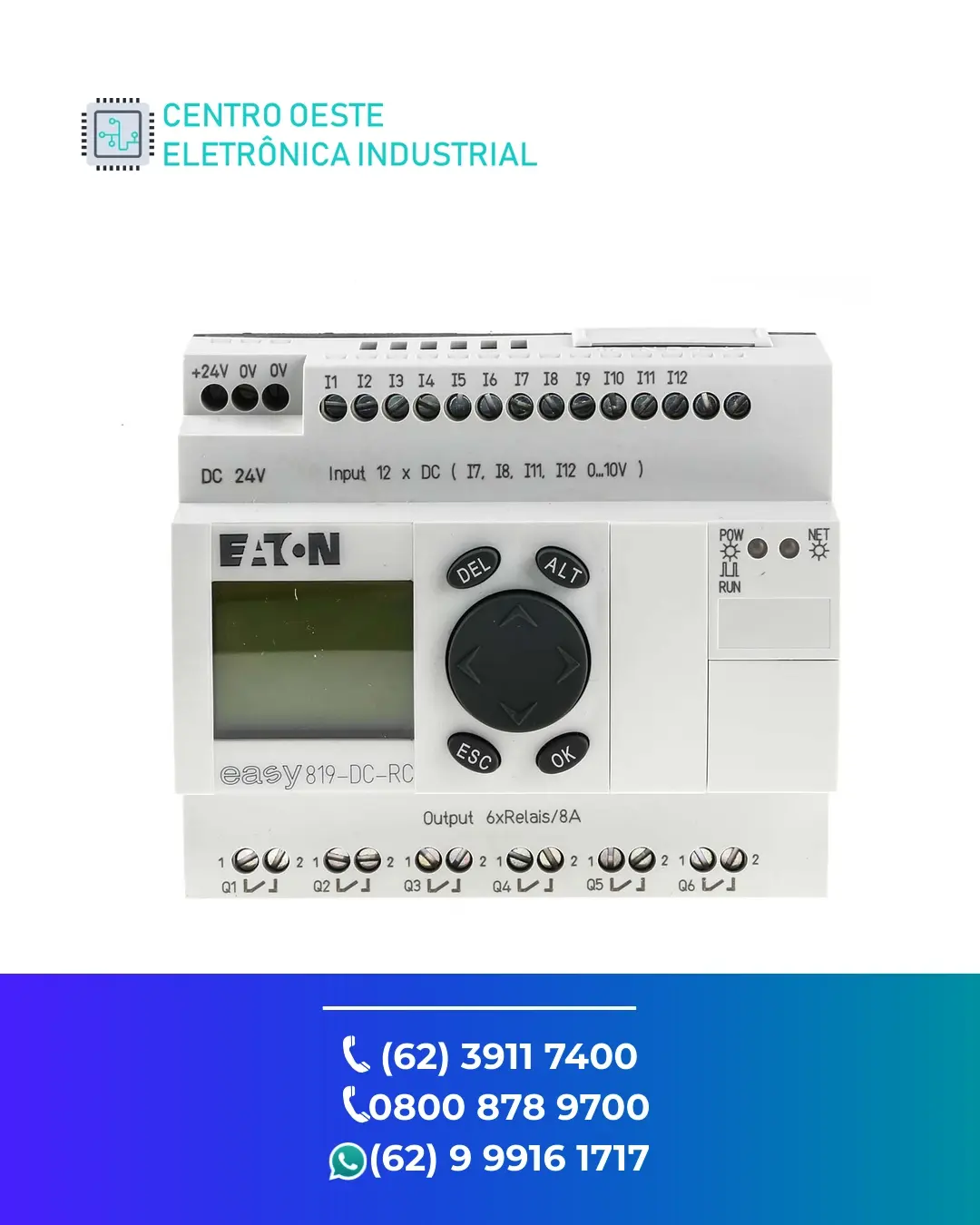 REPARO DE PLC EATON EASY800 GOIANIA