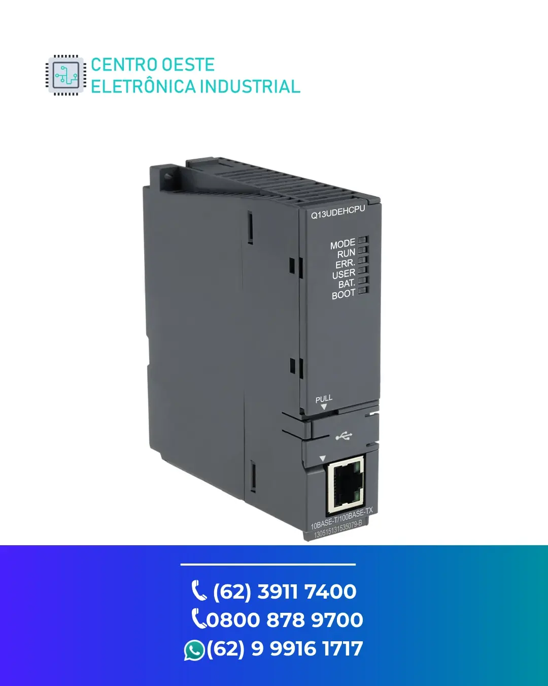 REPARO DE PLC MITSUBISHI Q13 GOIANIA