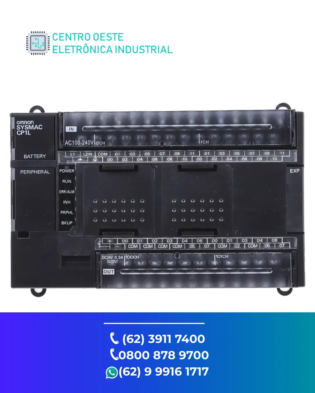 REPARO DE PLC OMRON CP1L BRASIL