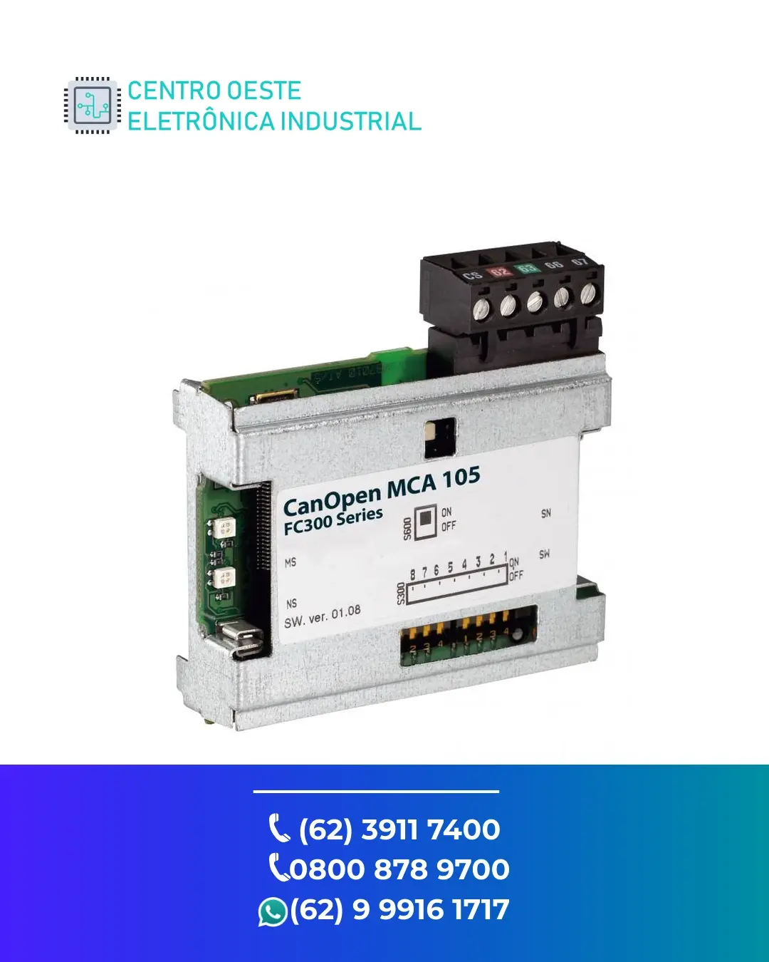 REPARO DE REDE DANFOSS CANOPEN BRASIL