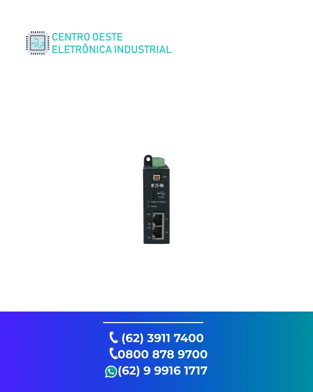 REPARO DE REDE EATON MODBUS TCP GOIÁS