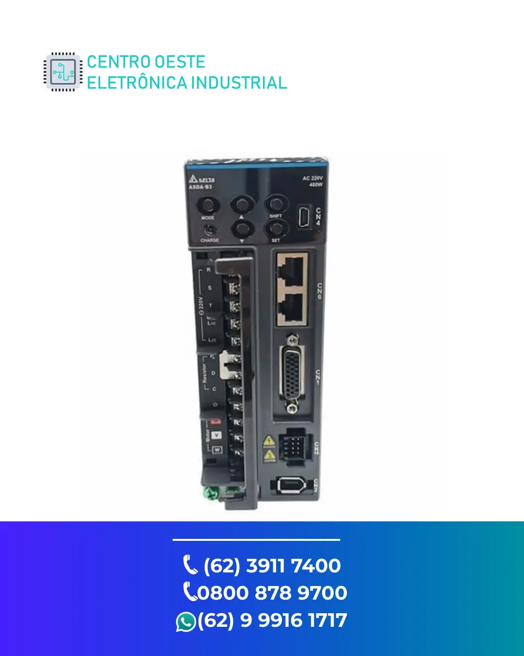 REPARO DE SERVO DRIVE DELTA ASDA A GOIÁS