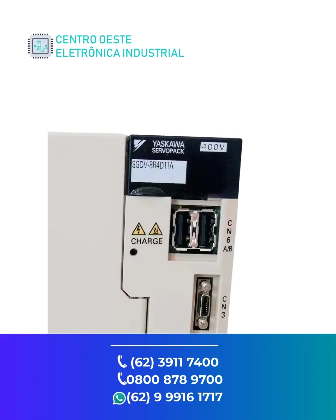 REPARO DE SERVO DRIVE YASKAWA SIGMA V GOIÁS