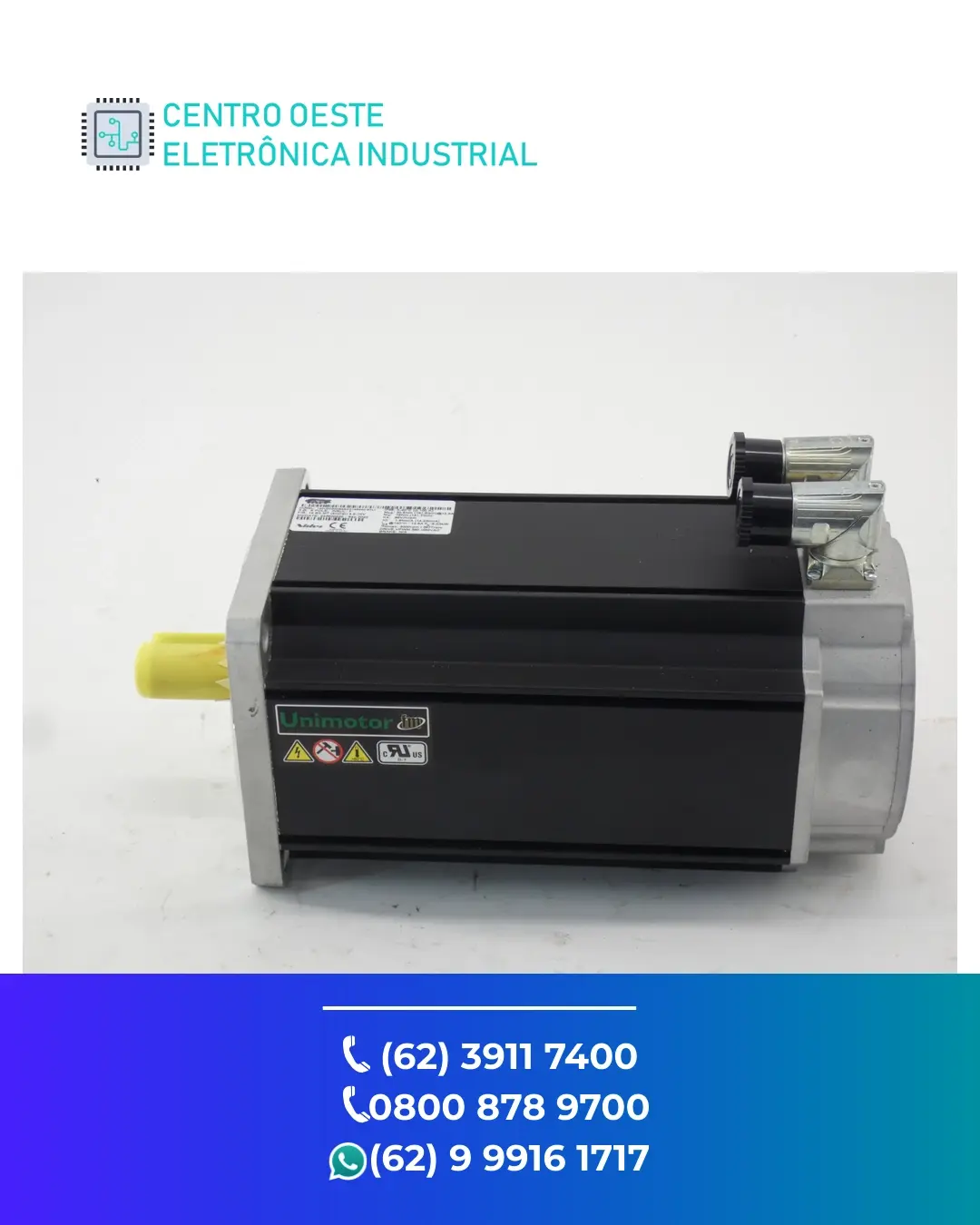 REPARO DE SERVO MOTOR CONTROL TECHNIQUES UNIMOTOR FM BRASIL
