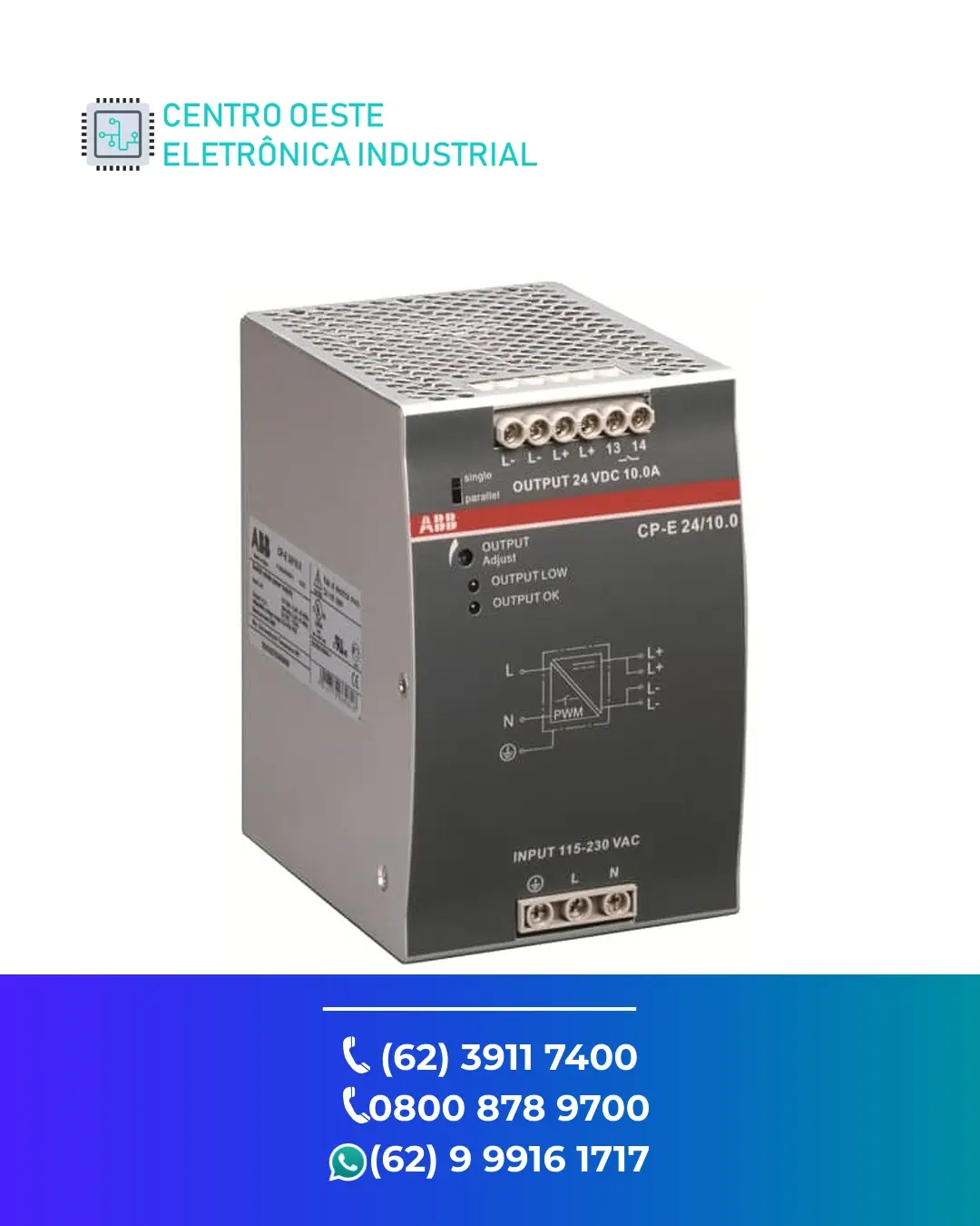 REPARO FONTE ABB CP E BRASIL