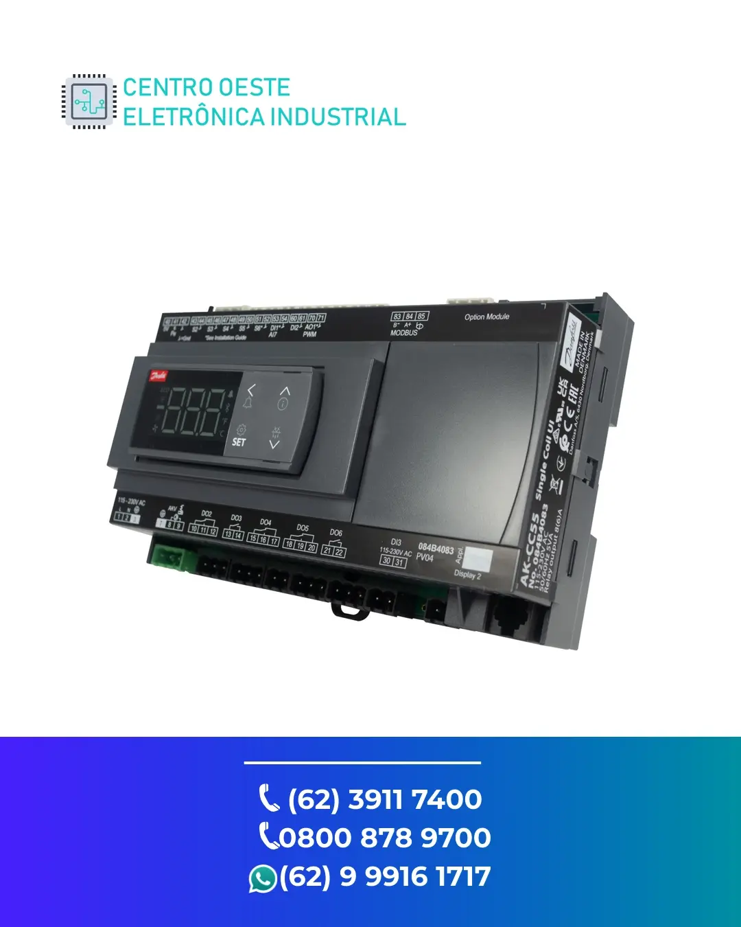 REPARO FONTE DANFOSS CONTROL SUPPLY BRASIL