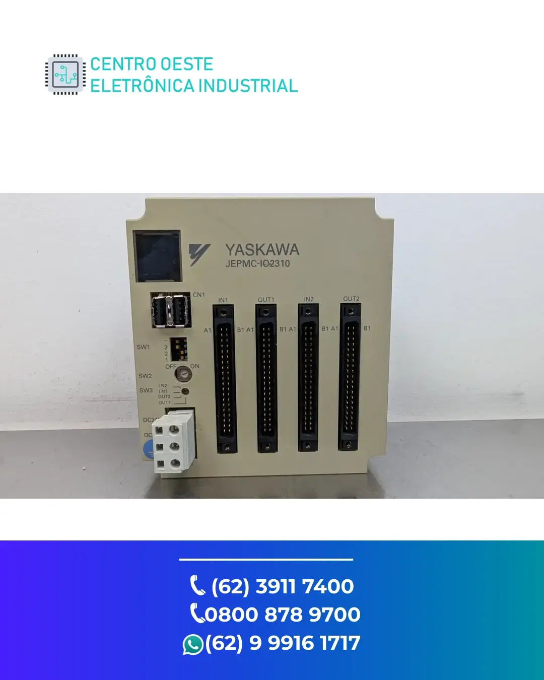 REPARO FONTE YASKAWA 24VDC GOIANIA