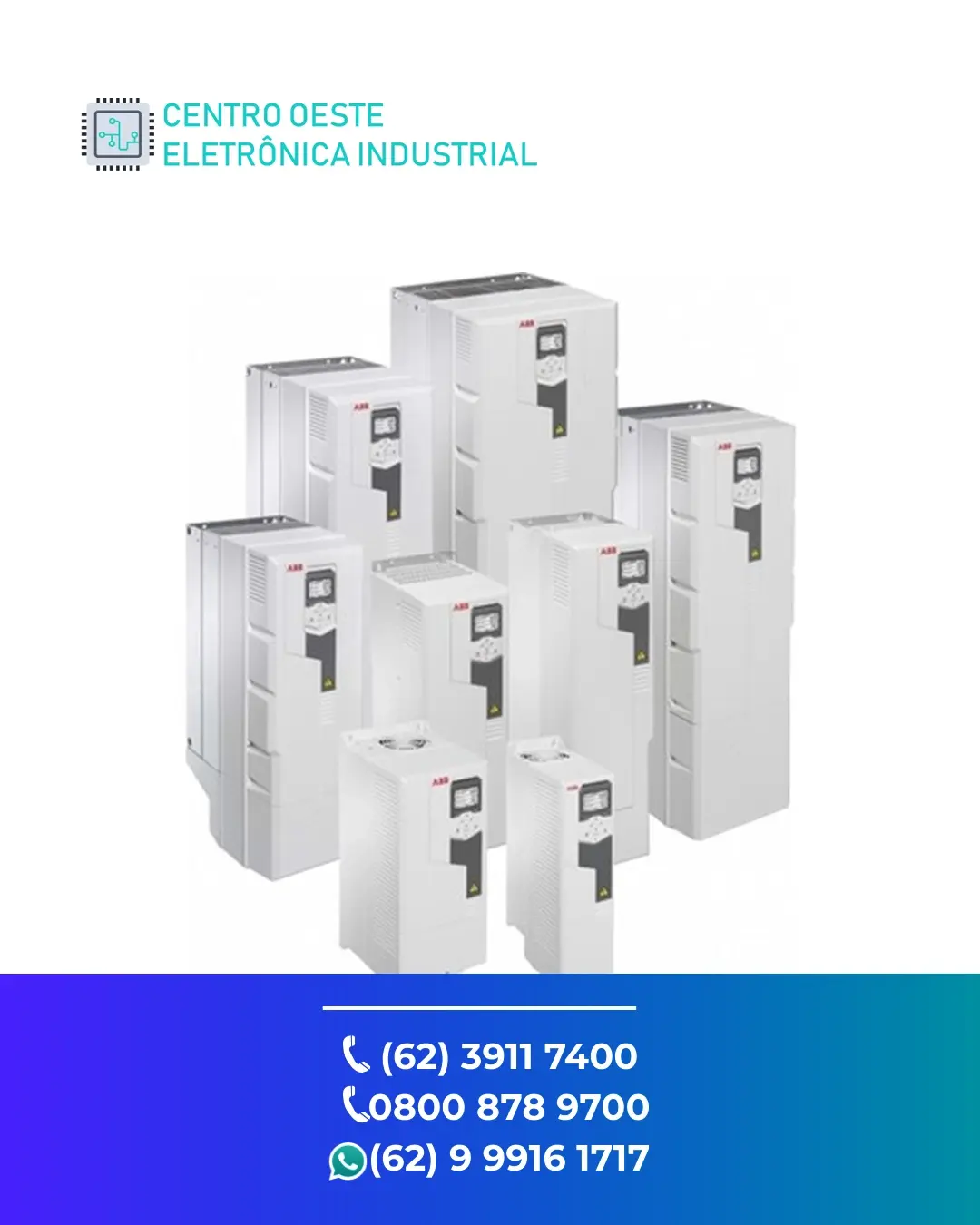 REPARO INVERSOR ABB ACS580 BRASIL