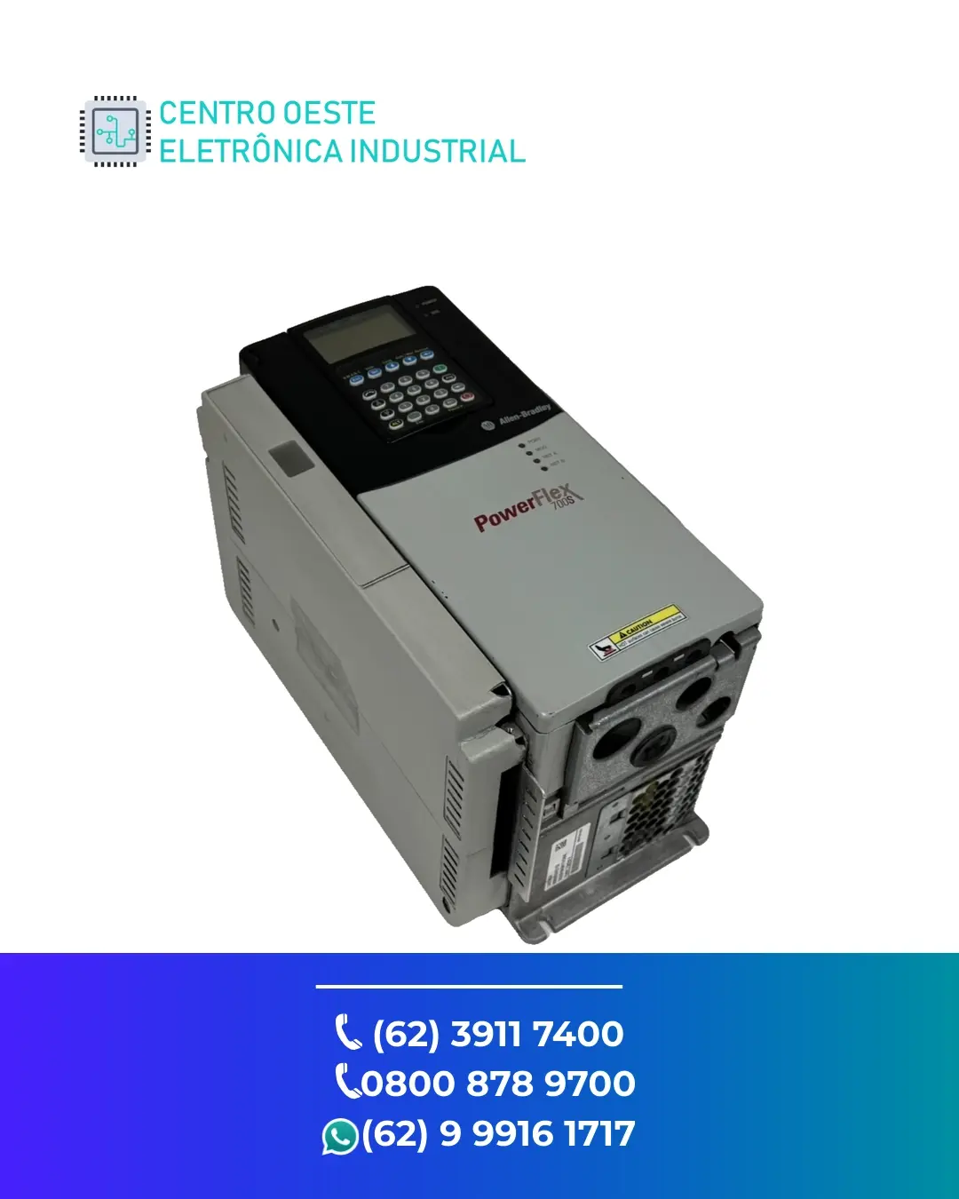 REPARO INVERSOR ALLEN BRADLEY POWERFLEX 700S BRASIL