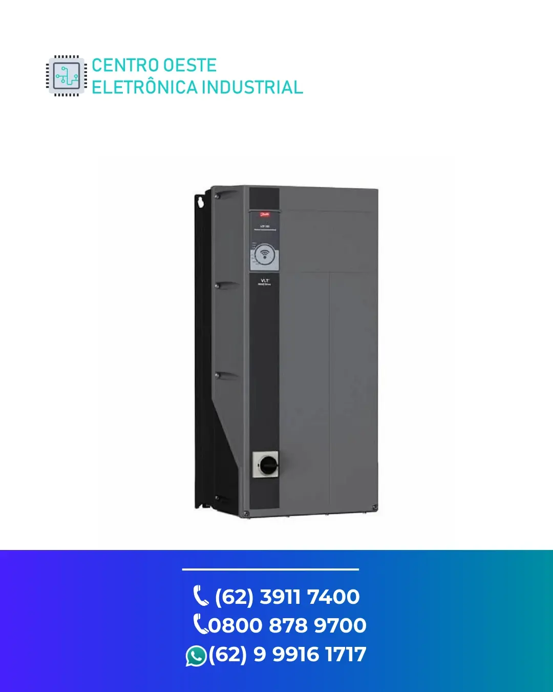 REPARO INVERSOR DANFOSS VLT HVAC FC102 BRASIL
