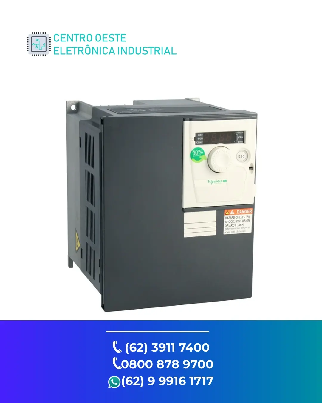 REPARO INVERSOR SCHNEIDER ALTVAR MACHINE GOIANIA