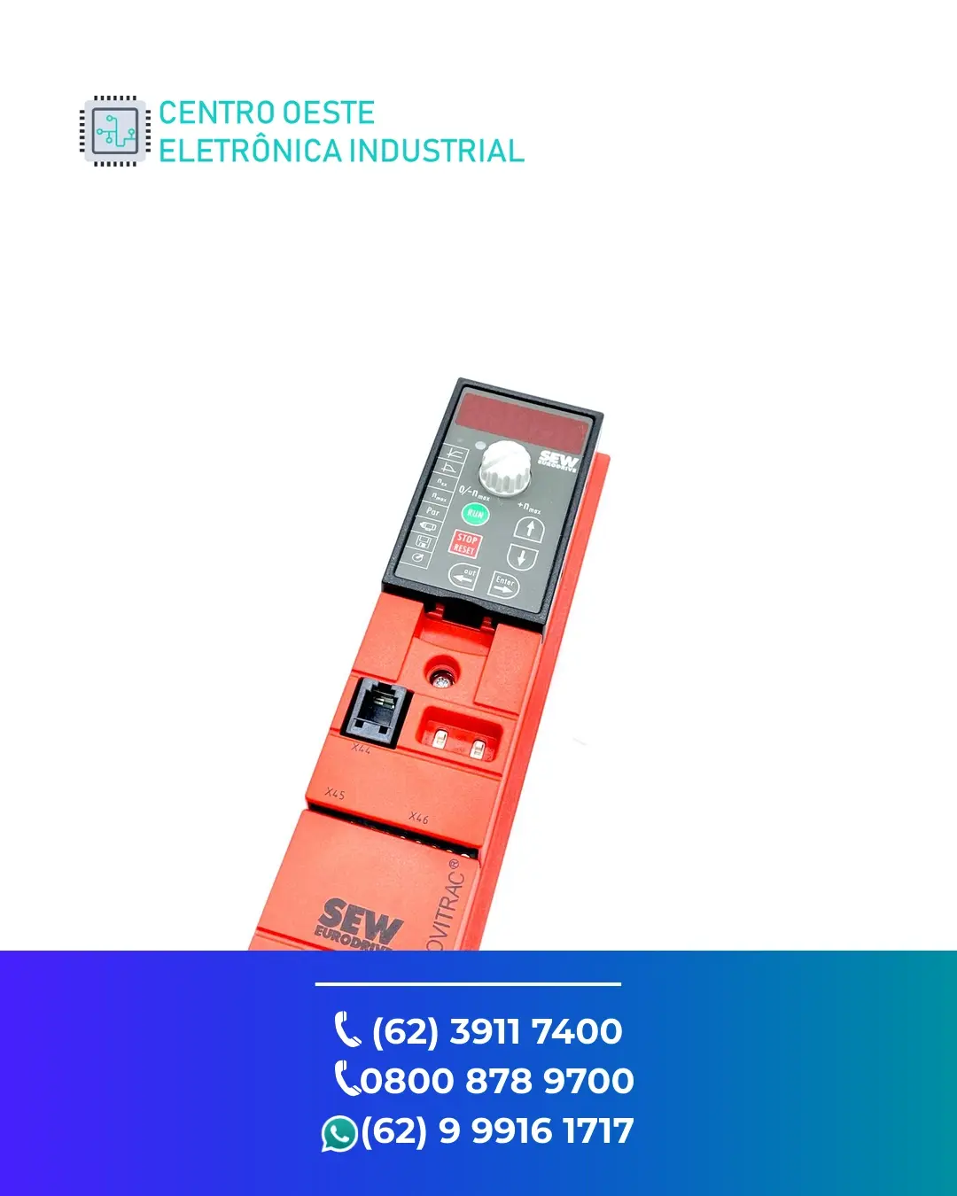 REPARO INVERSOR SEW EURODRIVE MOVITRAC ADVANCED BRASIL
