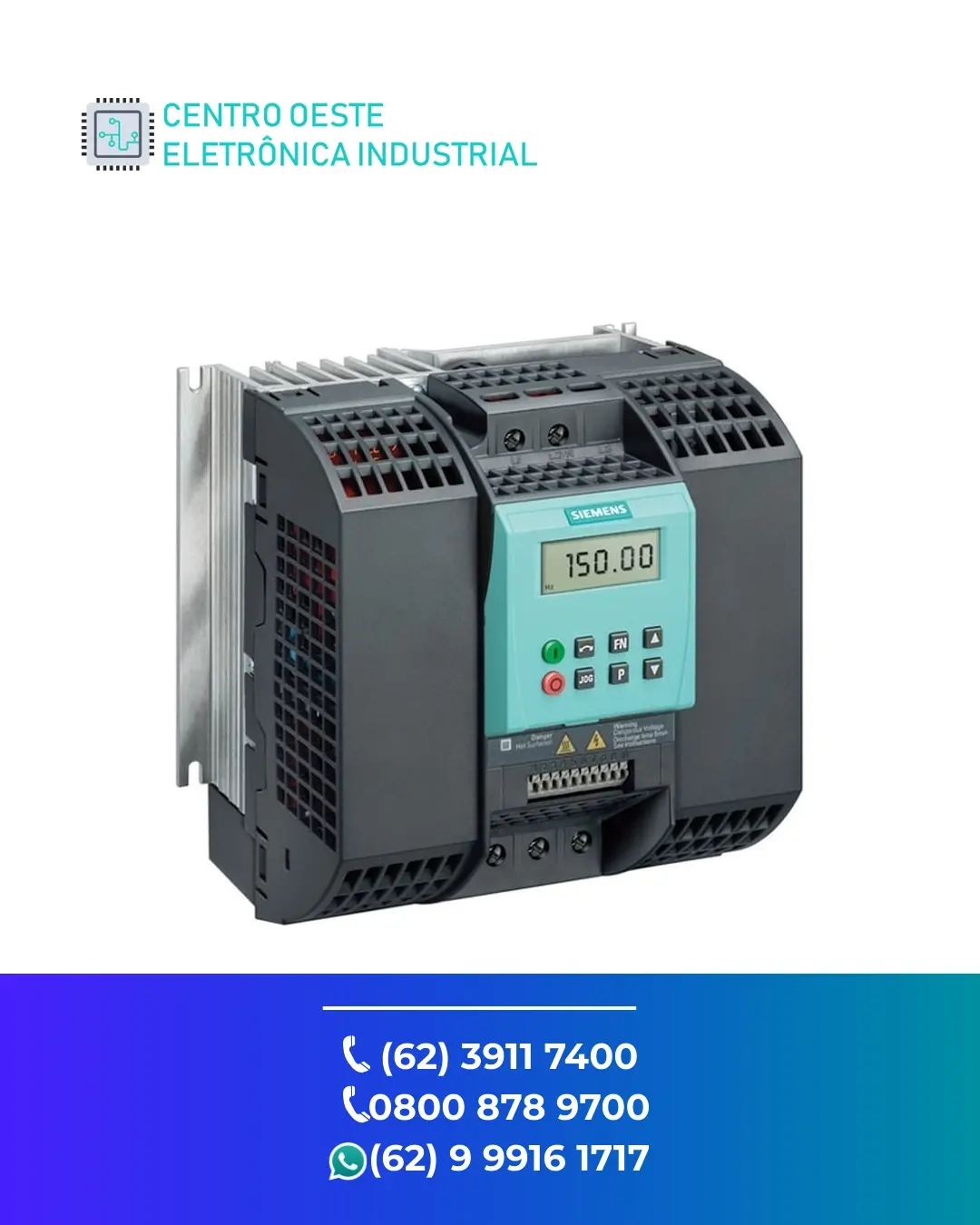 REPARO INVERSOR SIEMENS SINAMICS S110 GOIÁS