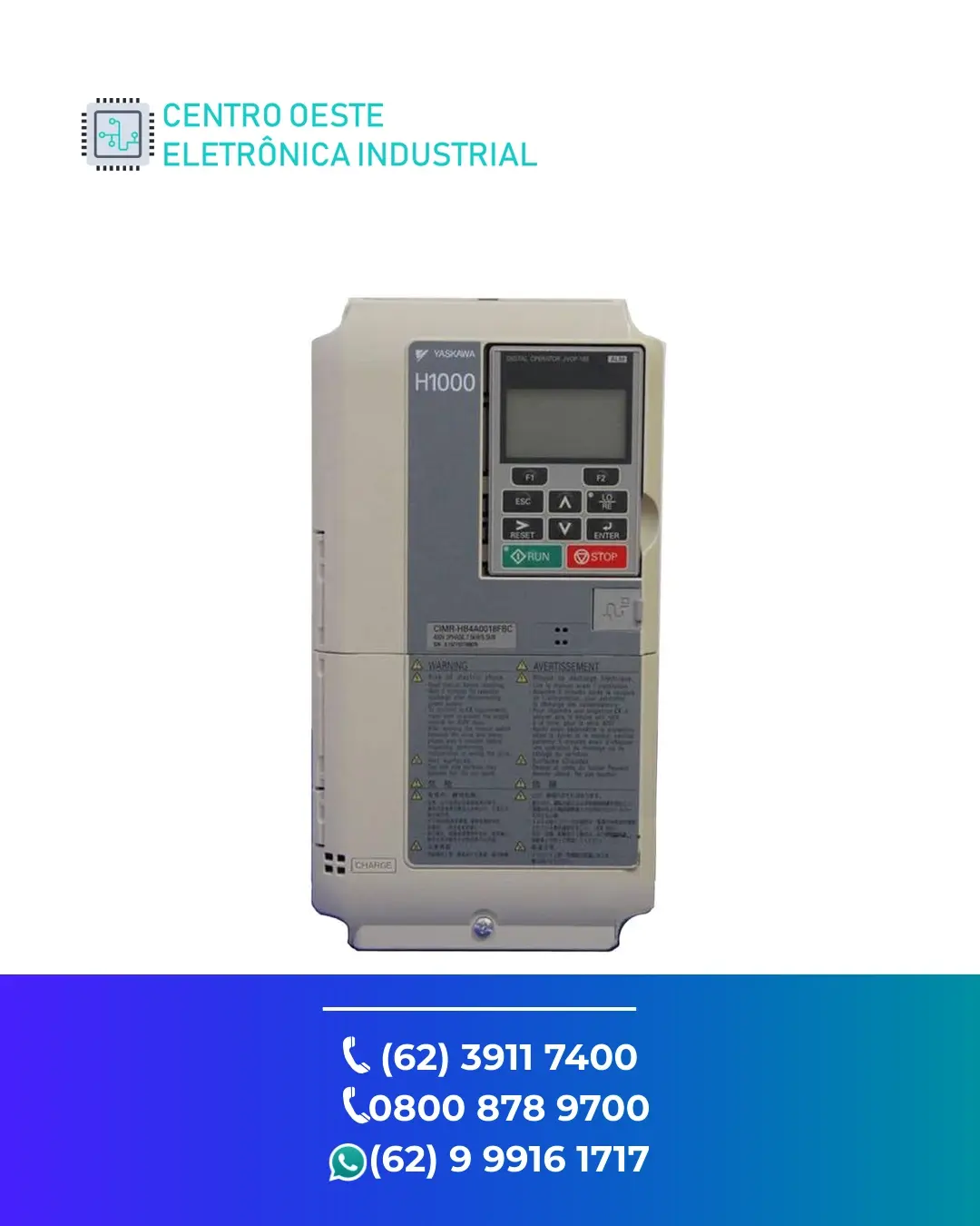 REPARO INVERSOR YASKAWA H1000 BRASIL