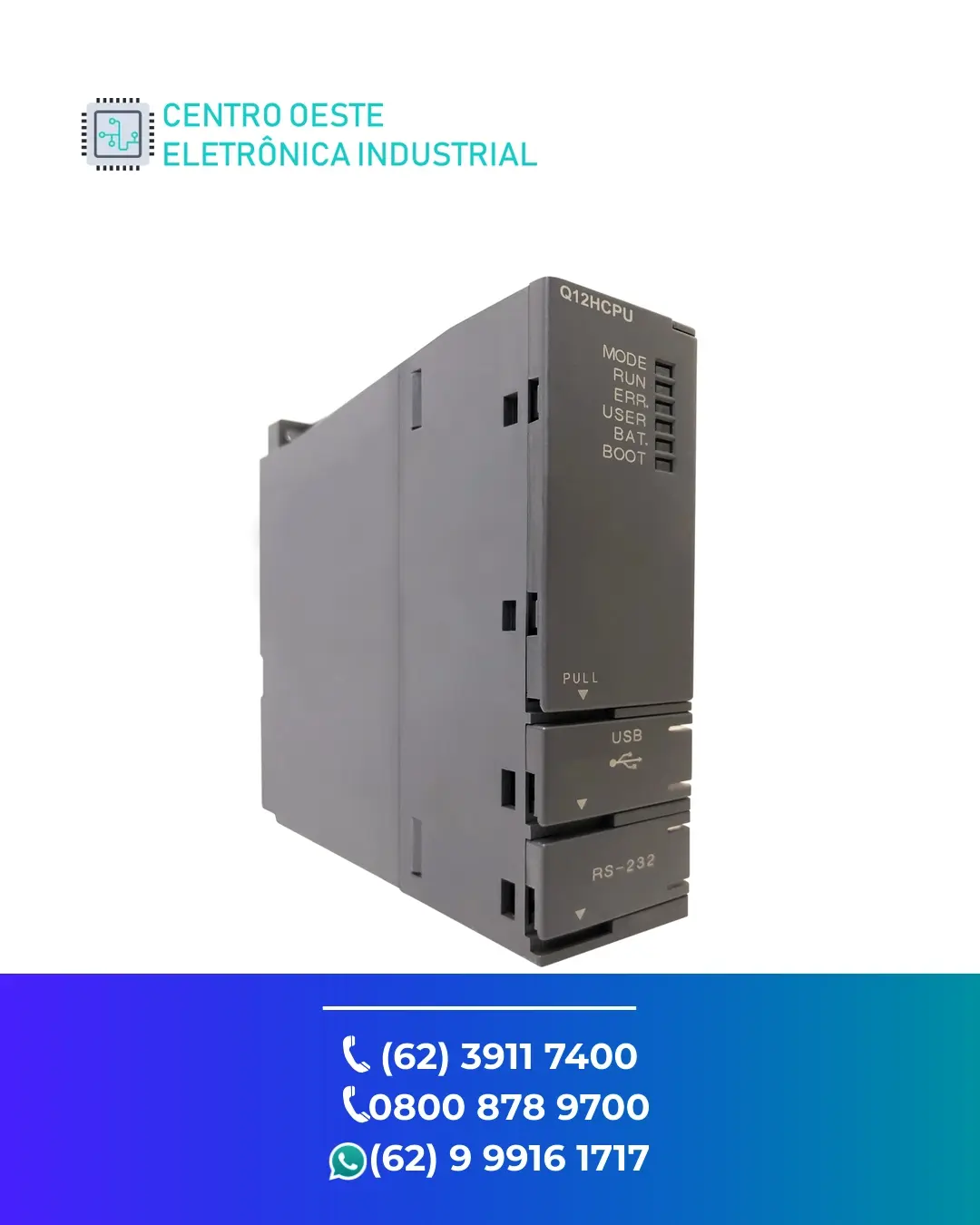 REPARO PLC MITSUBISHI Q12 GOIÁS