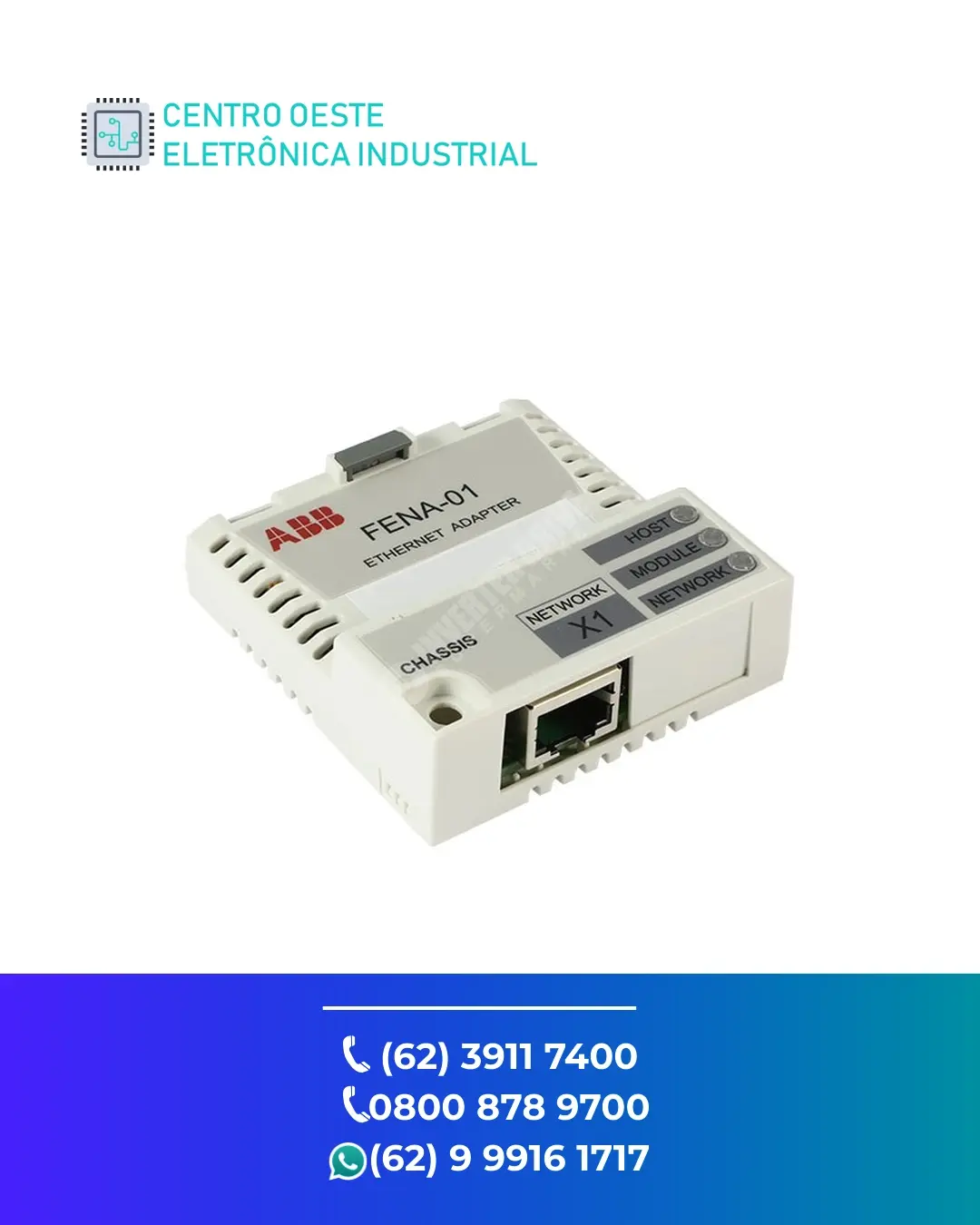 REPARO REDE ABB ETHERNET IP GOIÁS
