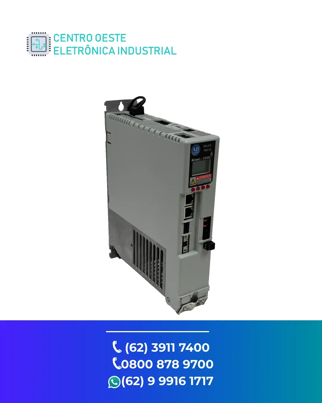REPARO SERVO DRIVE ALLEN BRADLEY KINETIX 5500 GOIANIA