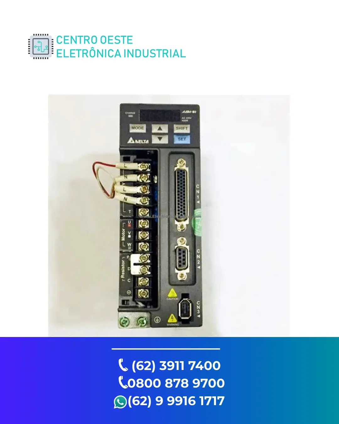 REPARO SERVO DRIVE DELTA ASDA AB GOIANIA
