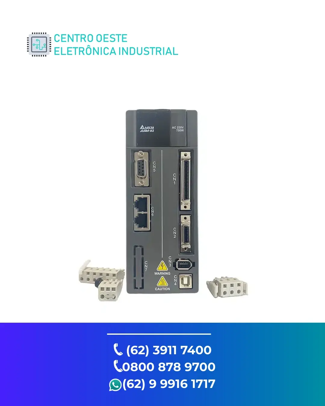 REPARO SERVO DRIVE DELTA ASDA M BRASIL