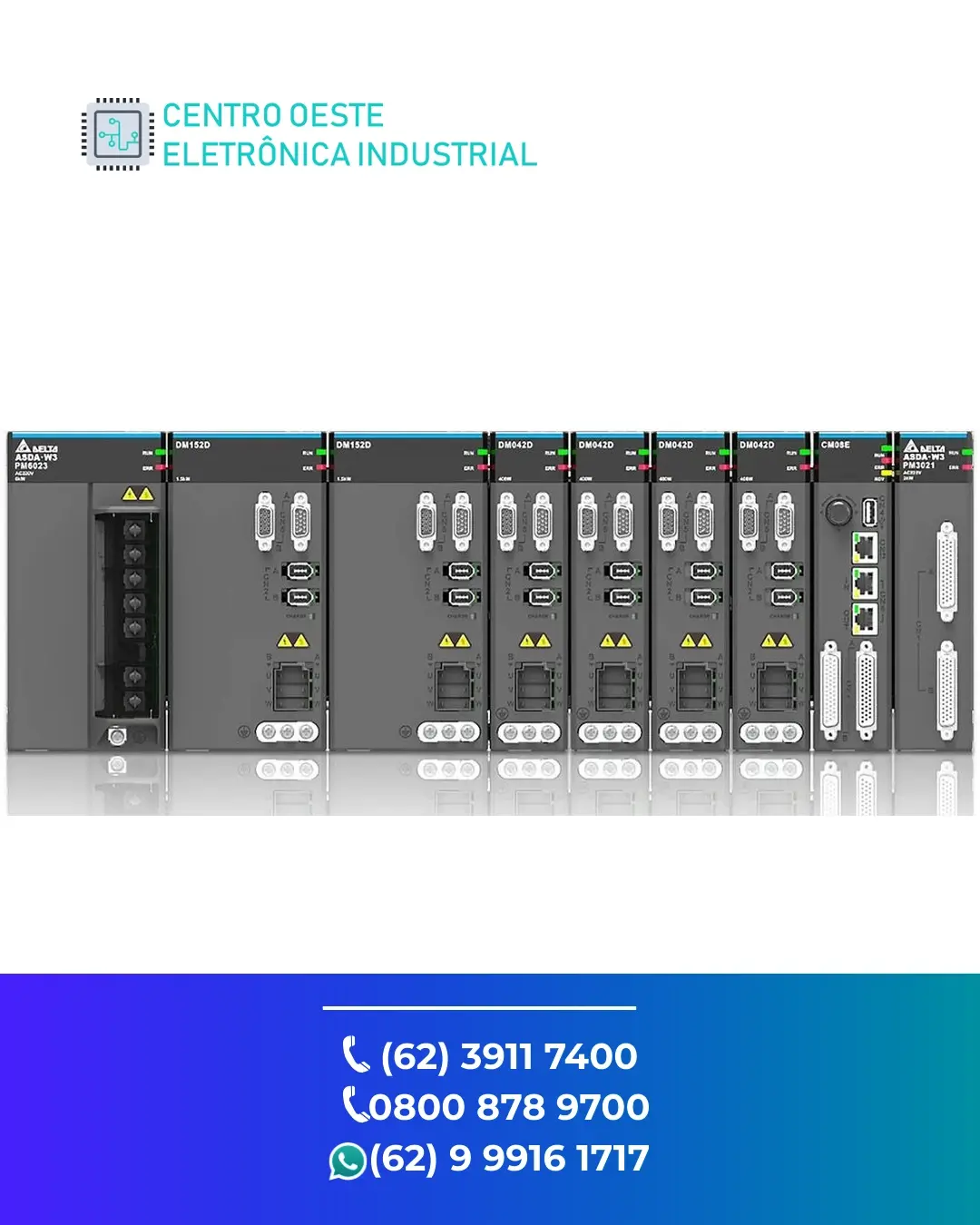 REPARO SERVO DRIVE DELTA ASDA W3 GOIÁS