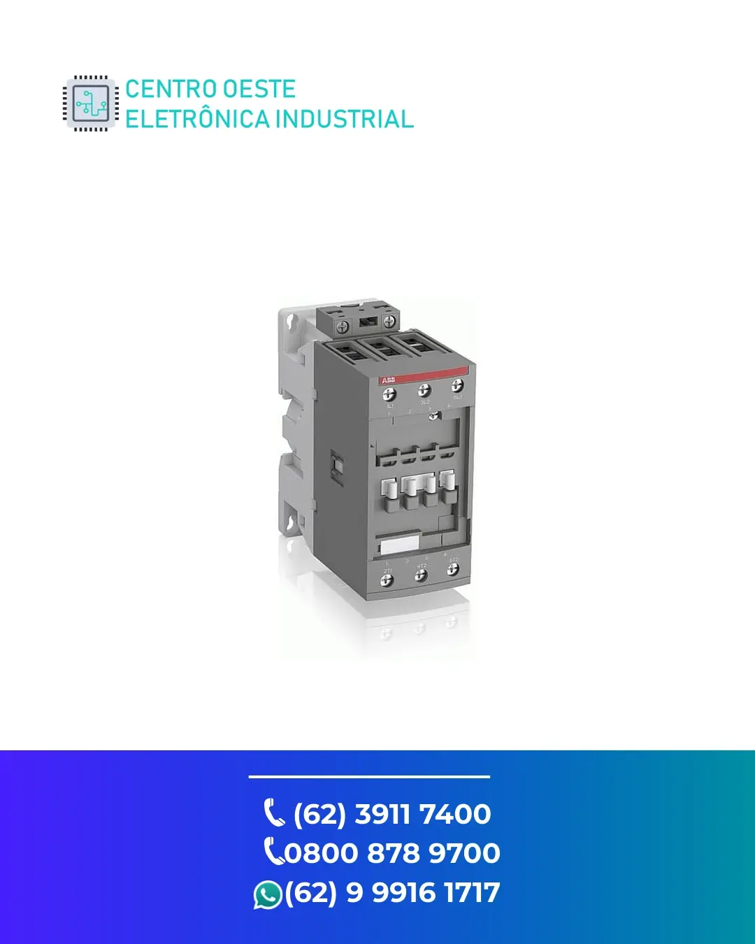 SUPORTE TÉCNICO CONTATOR ABB AF80 GOIÁS