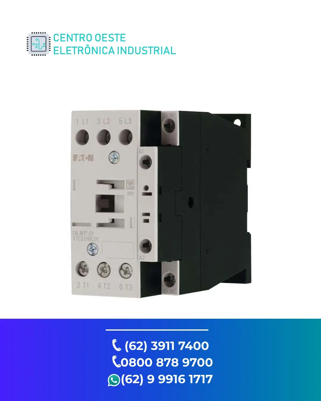 SUPORTE TÉCNICO CONTATOR EATON DILM17 GOIANIA