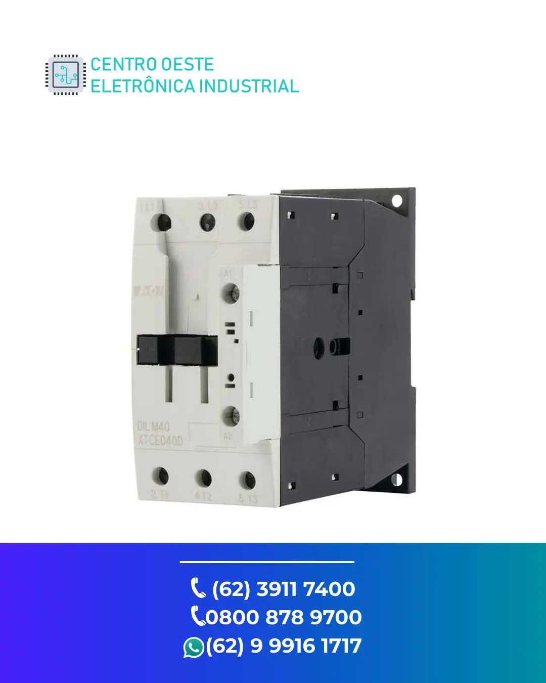 SUPORTE TÉCNICO CONTATOR EATON DILM40 GOIÁS