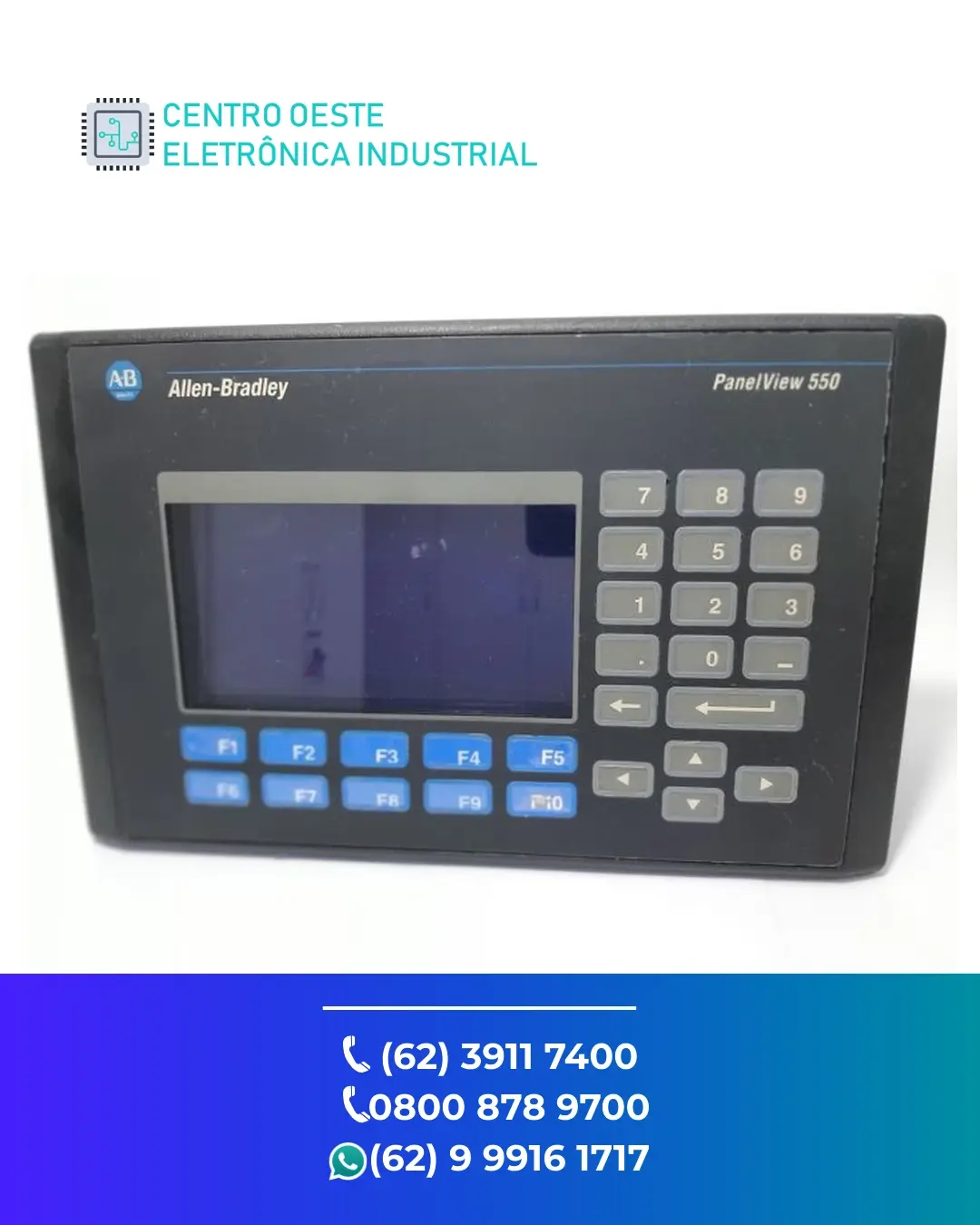 SUPORTE TÉCNICO IHM ALLEN BRADLEY PANELVIEW 550 GOIANIA