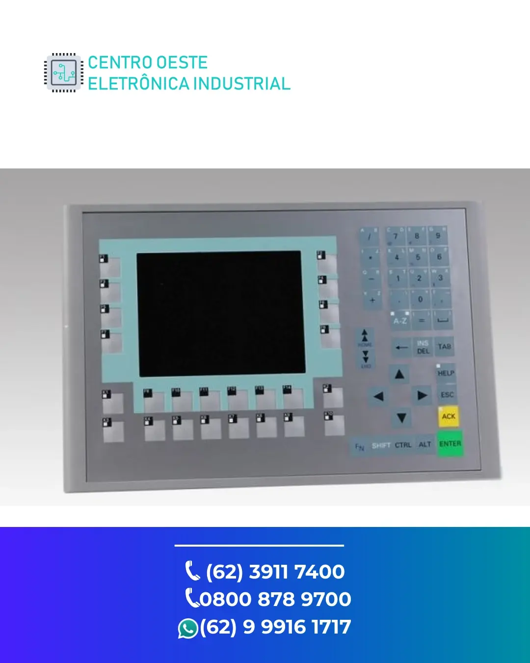 SUPORTE TÉCNICO IHM CONTROL TECHNIQUES OPERATOR PANEL GOIANIA