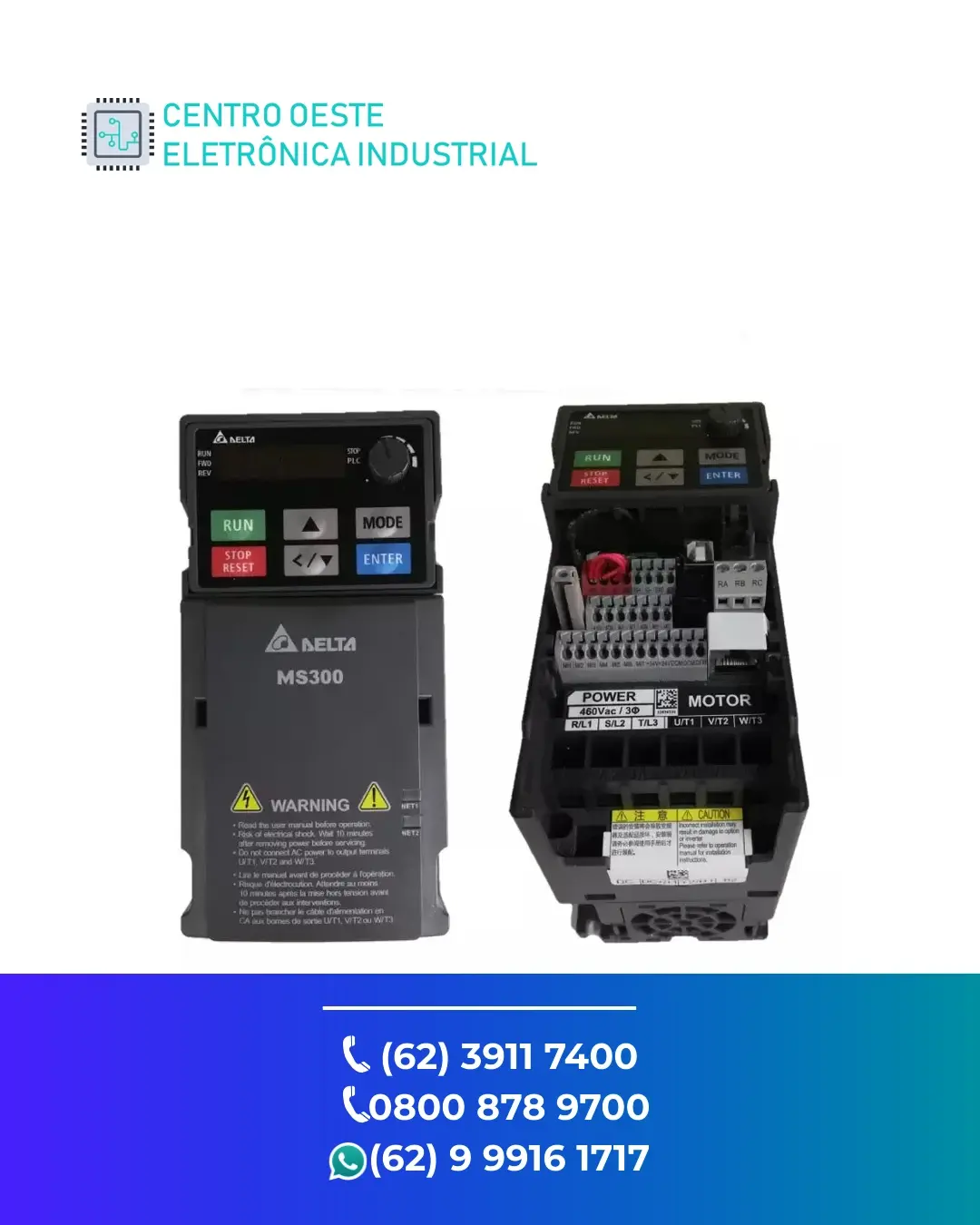 SUPORTE TÉCNICO INVERSOR DELTA VFD M BRASIL