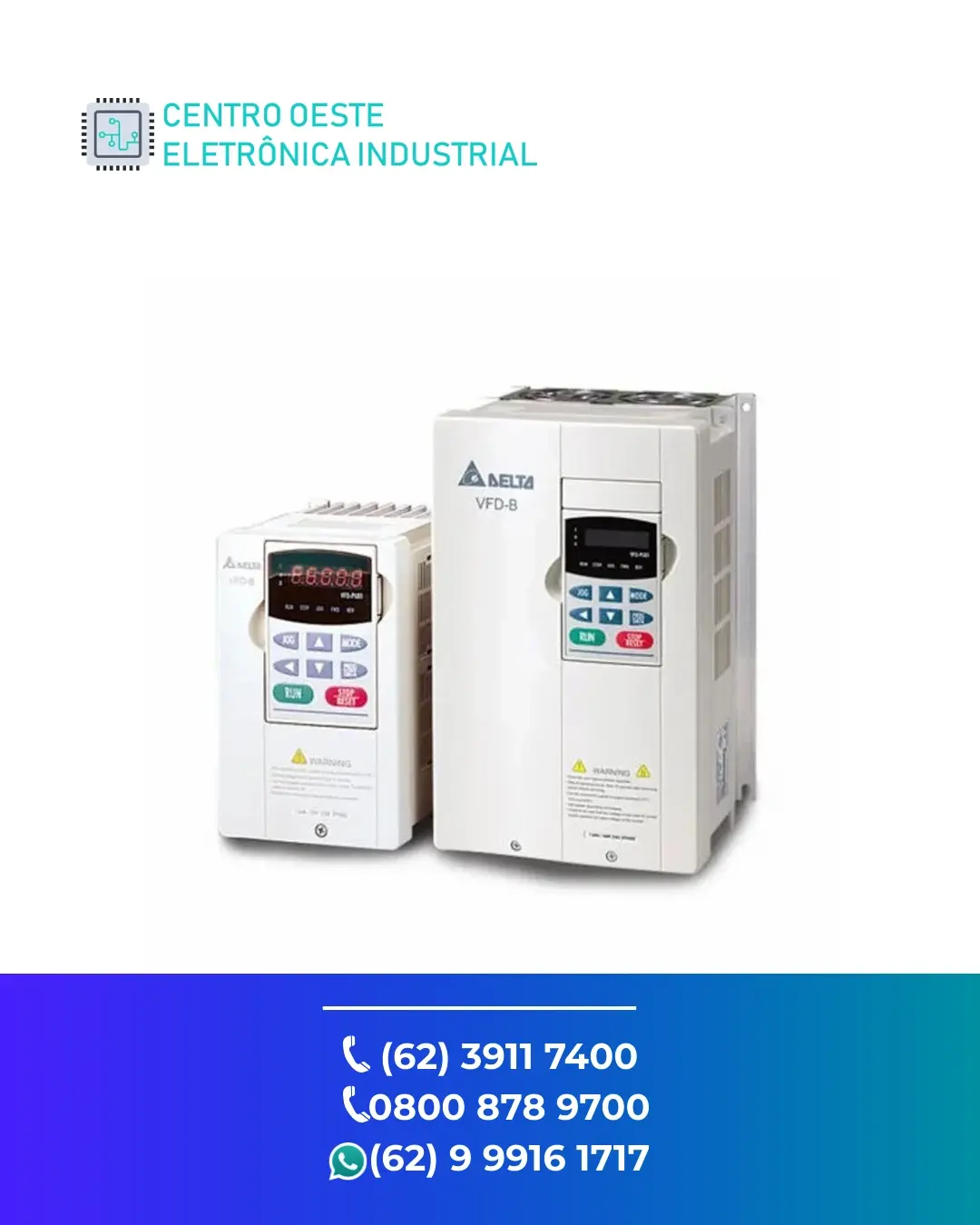 SUPORTE TÉCNICO INVERSOR DELTA VFD VE GOIÁS