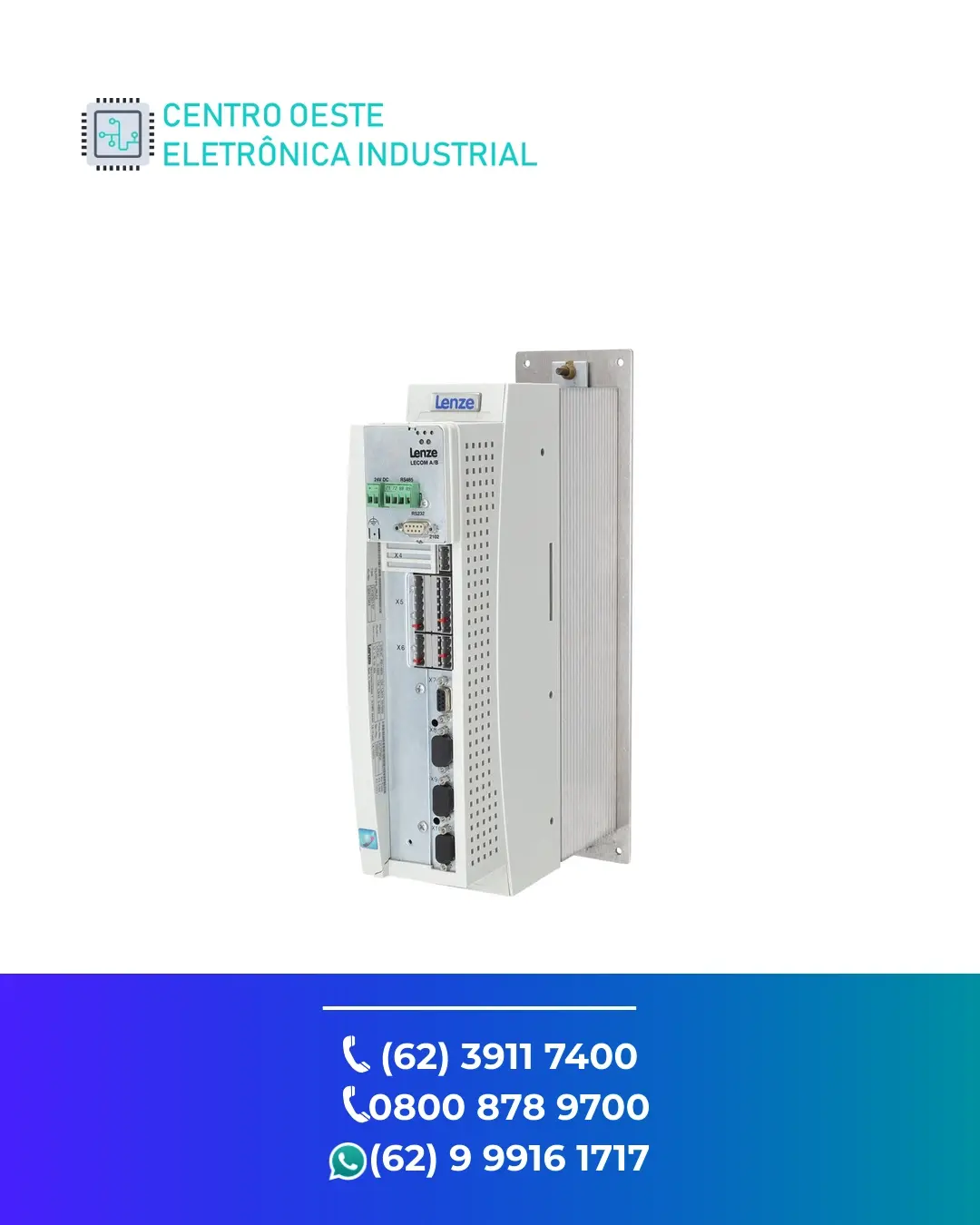 SUPORTE TÉCNICO INVERSOR LENZE 9300 POSITIONING GOIÁS