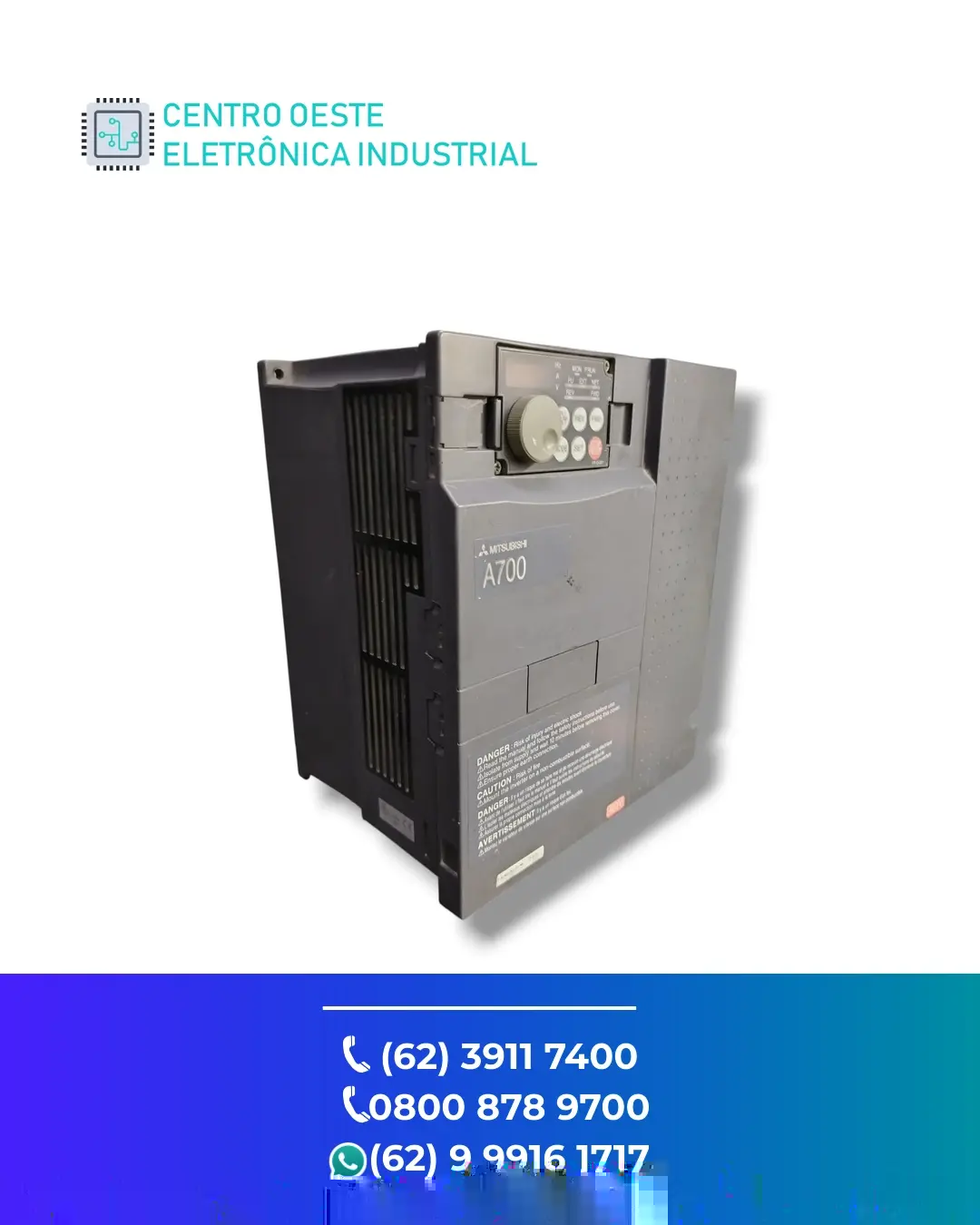 SUPORTE TÉCNICO INVERSOR MITSUBISHI FR A740 BRASIL