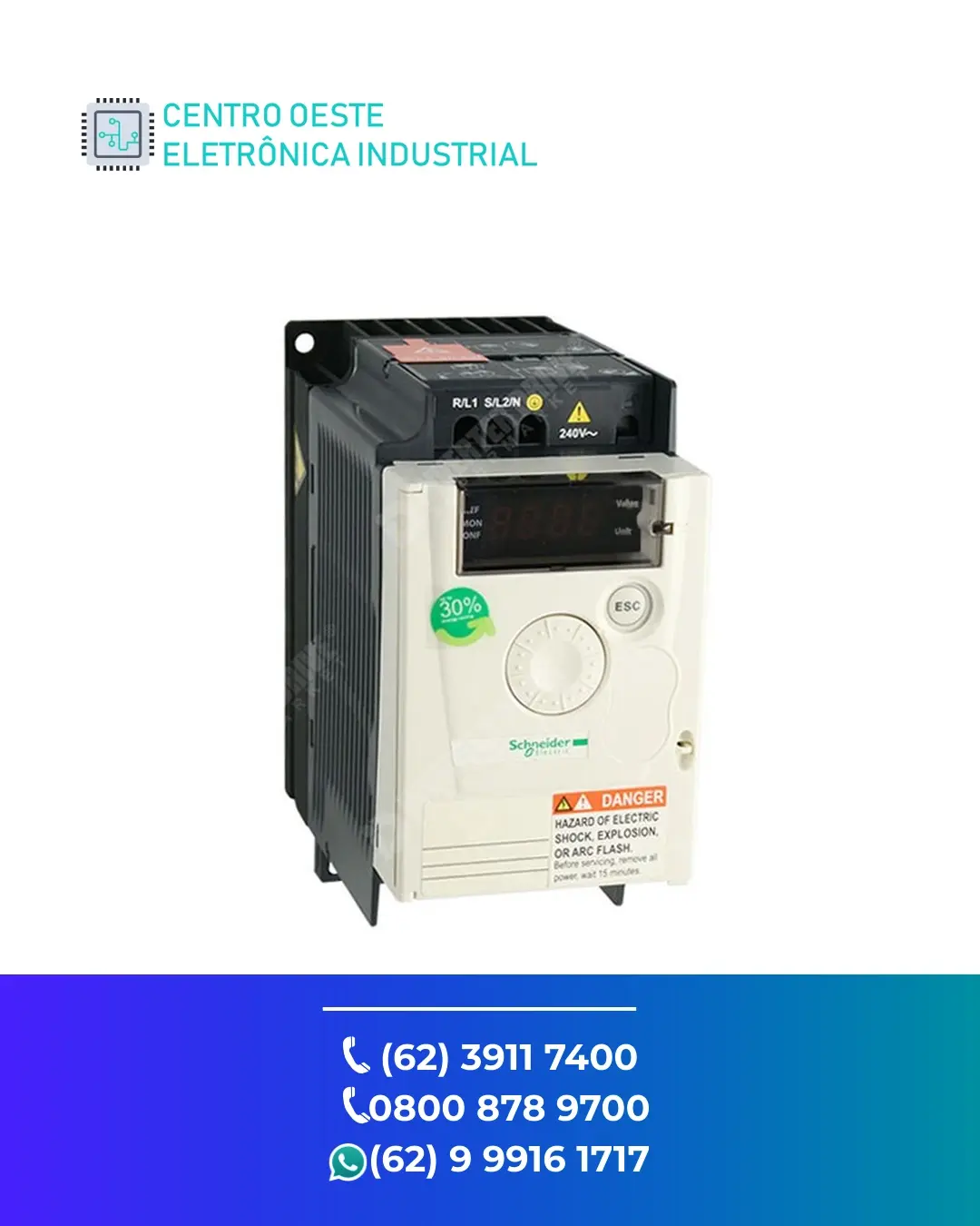 SUPORTE TÉCNICO INVERSOR SCHNEIDER ATV212 BRASIL