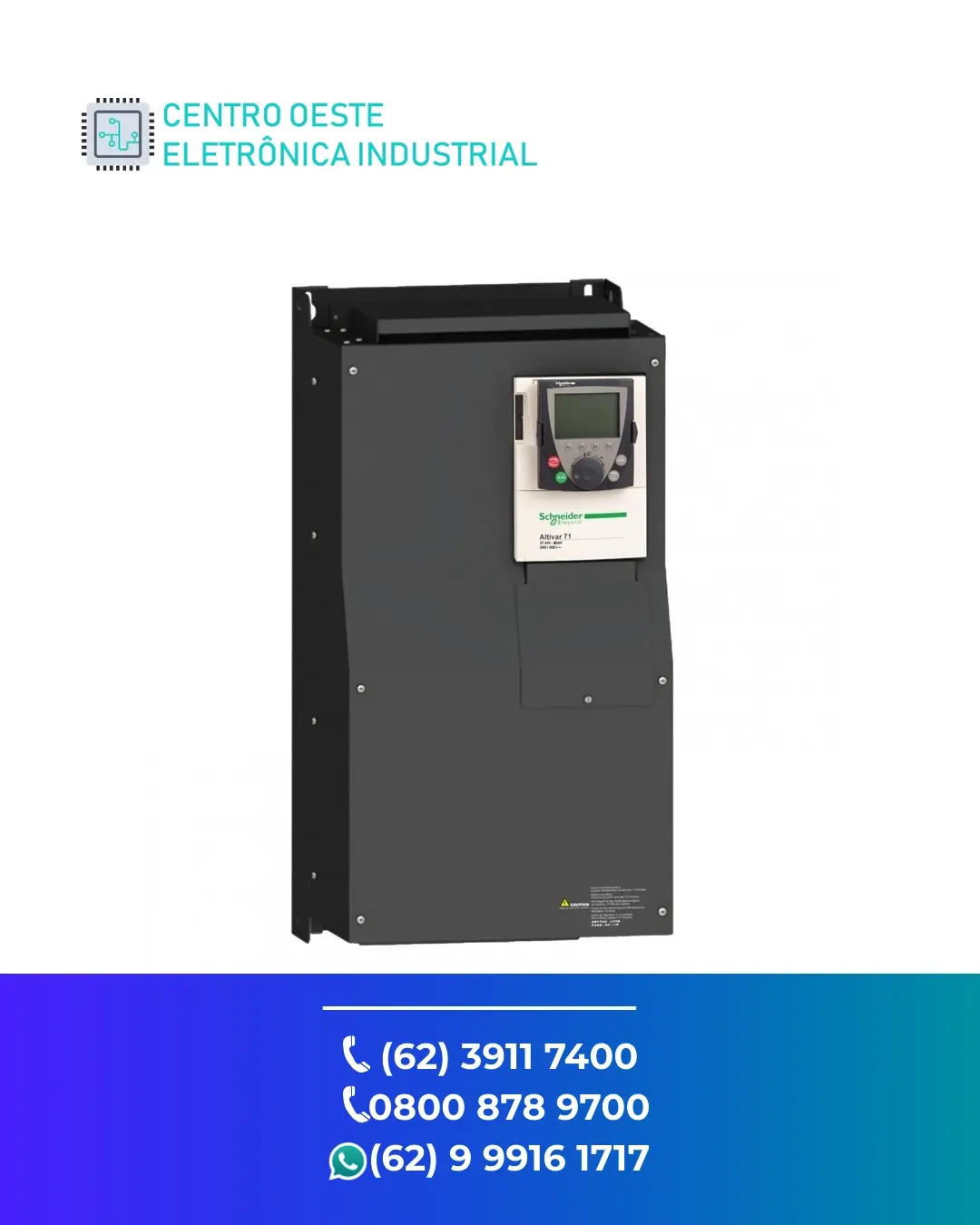SUPORTE TÉCNICO INVERSOR SCHNEIDER ATV71 GOIÁS