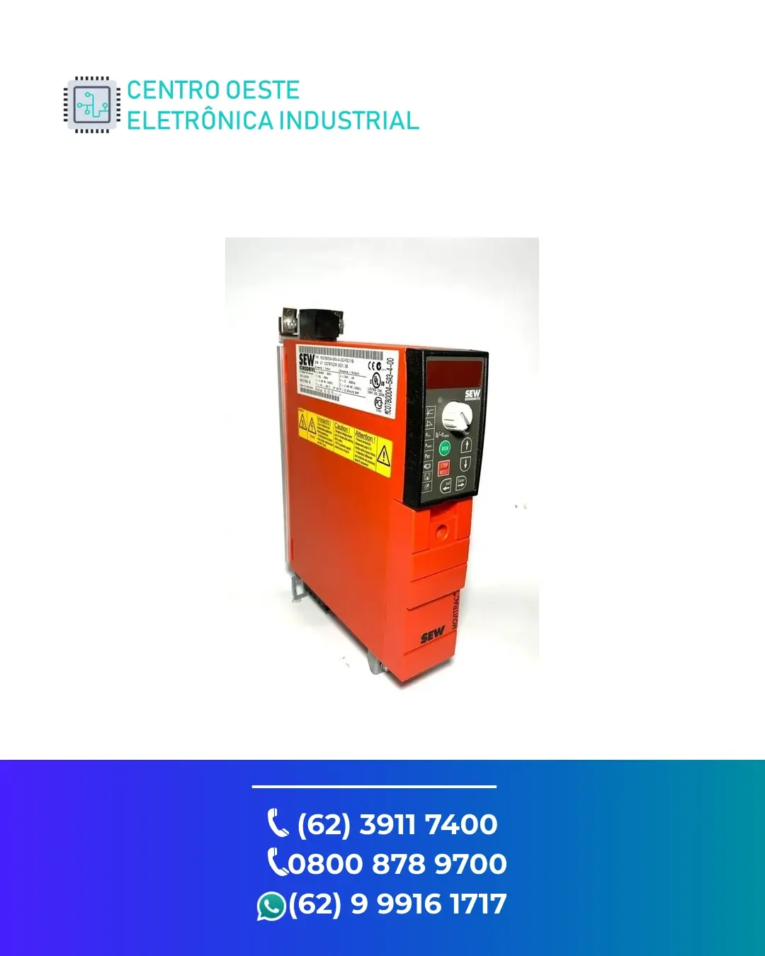 SUPORTE TÉCNICO INVERSOR SEW EURODRIVE MOVITRAC LTP B GOIÁS
