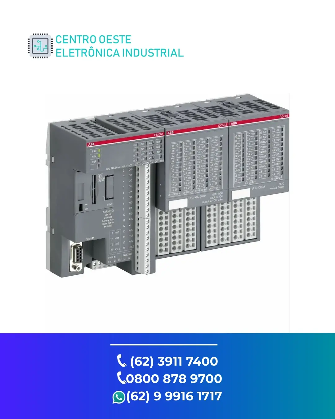 SUPORTE TÉCNICO IO REMOTO ABB S500 GOIANIA