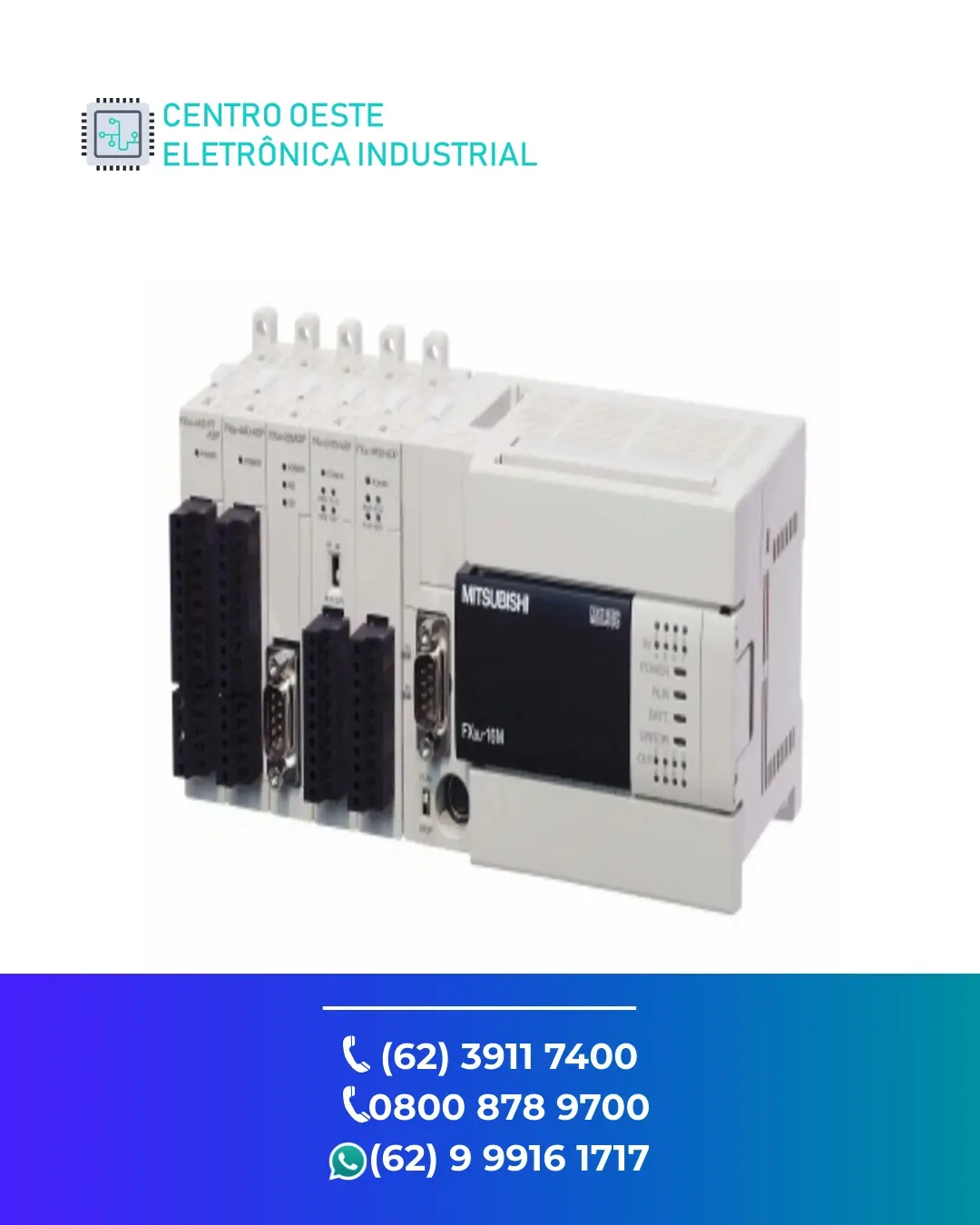 SUPORTE TÉCNICO PLC MITSUBISHI FX3U GOIANIA