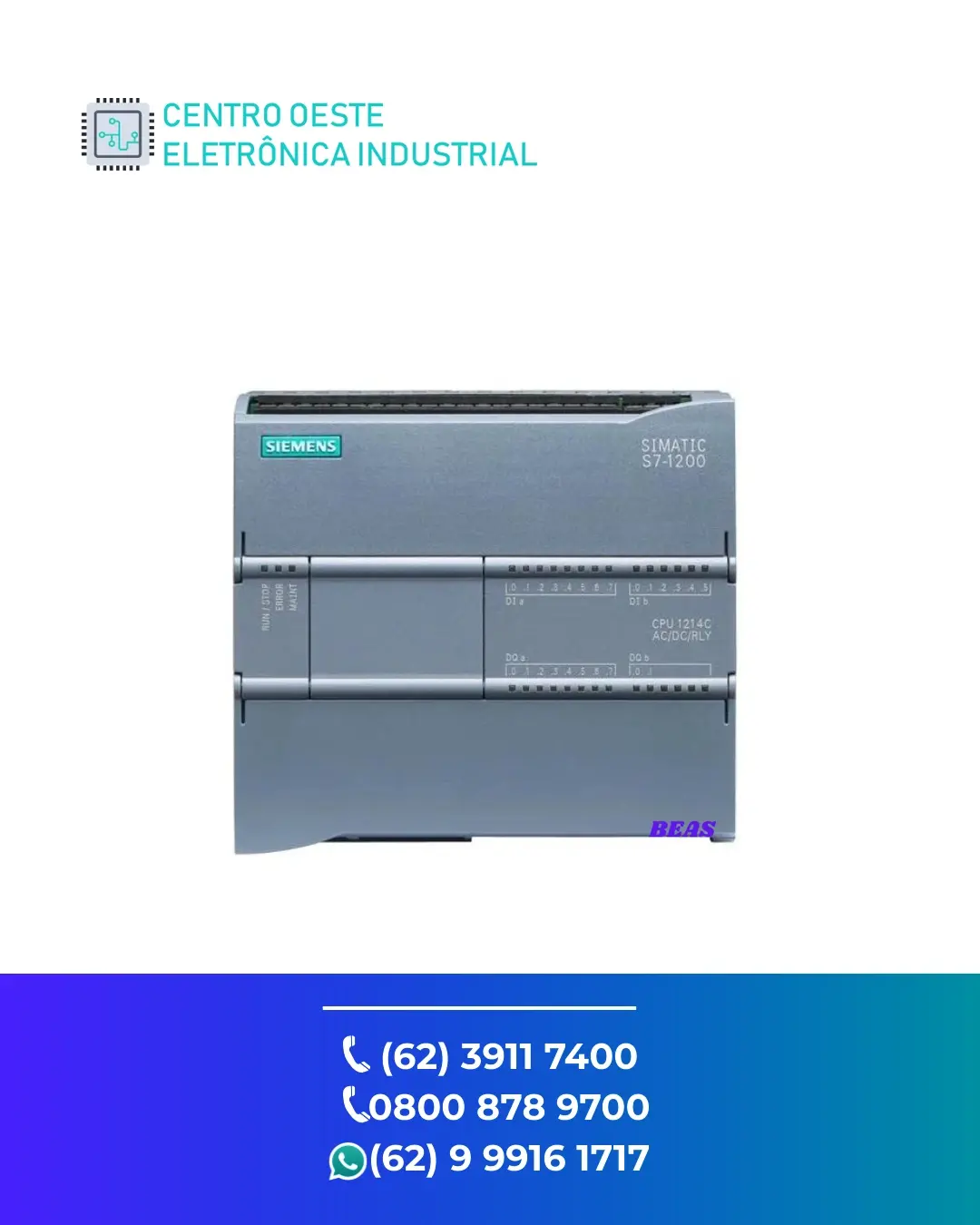 SUPORTE TÉCNICO PLC SIEMENS S7 1200 GOIANIA