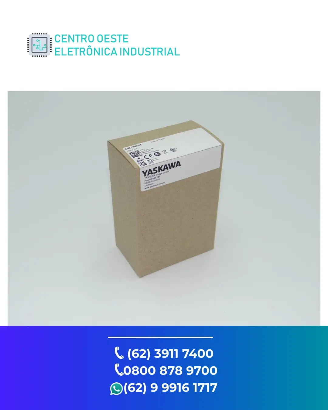 SUPORTE TÉCNICO REDE YASKAWA MODBUS TCP GOIANIA